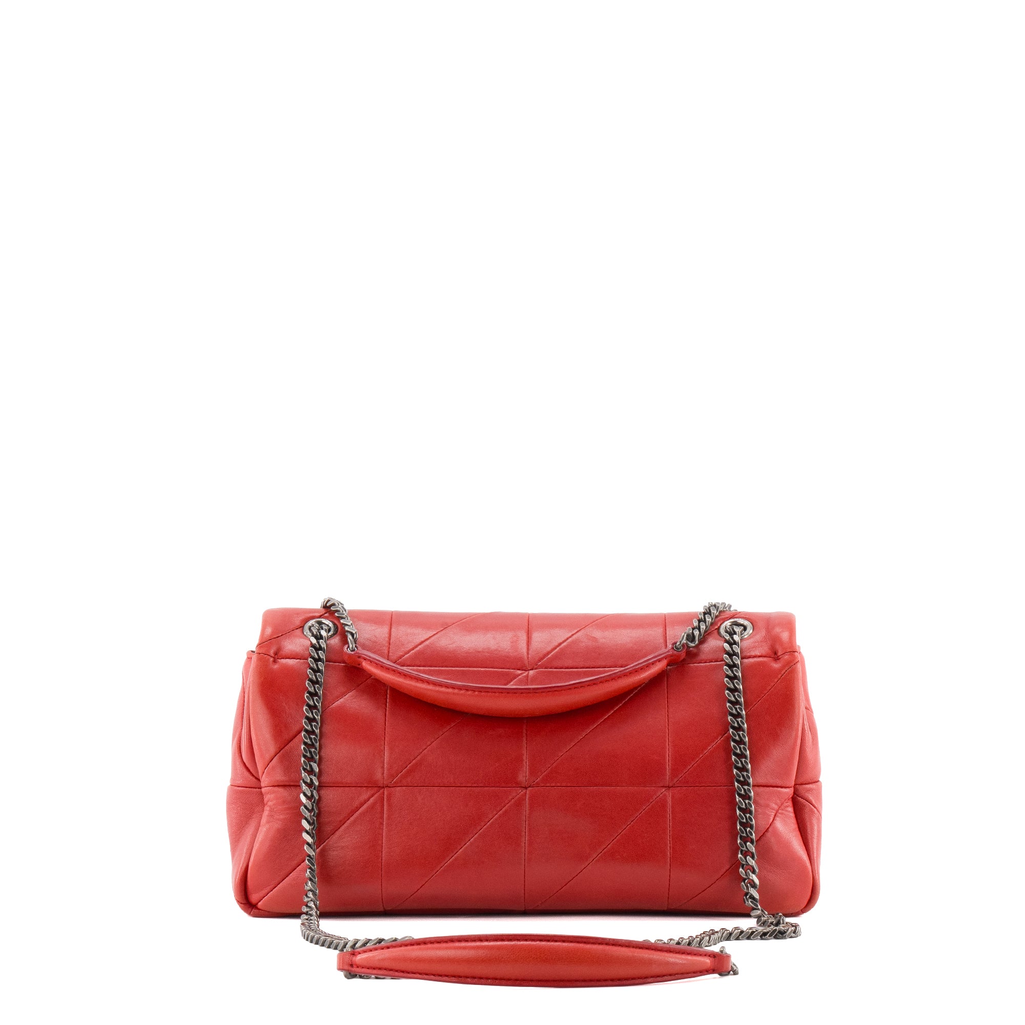 SAINT LAURENT - Sac à bandoulière Jamie medium Saint Laurent en cuir rouge
