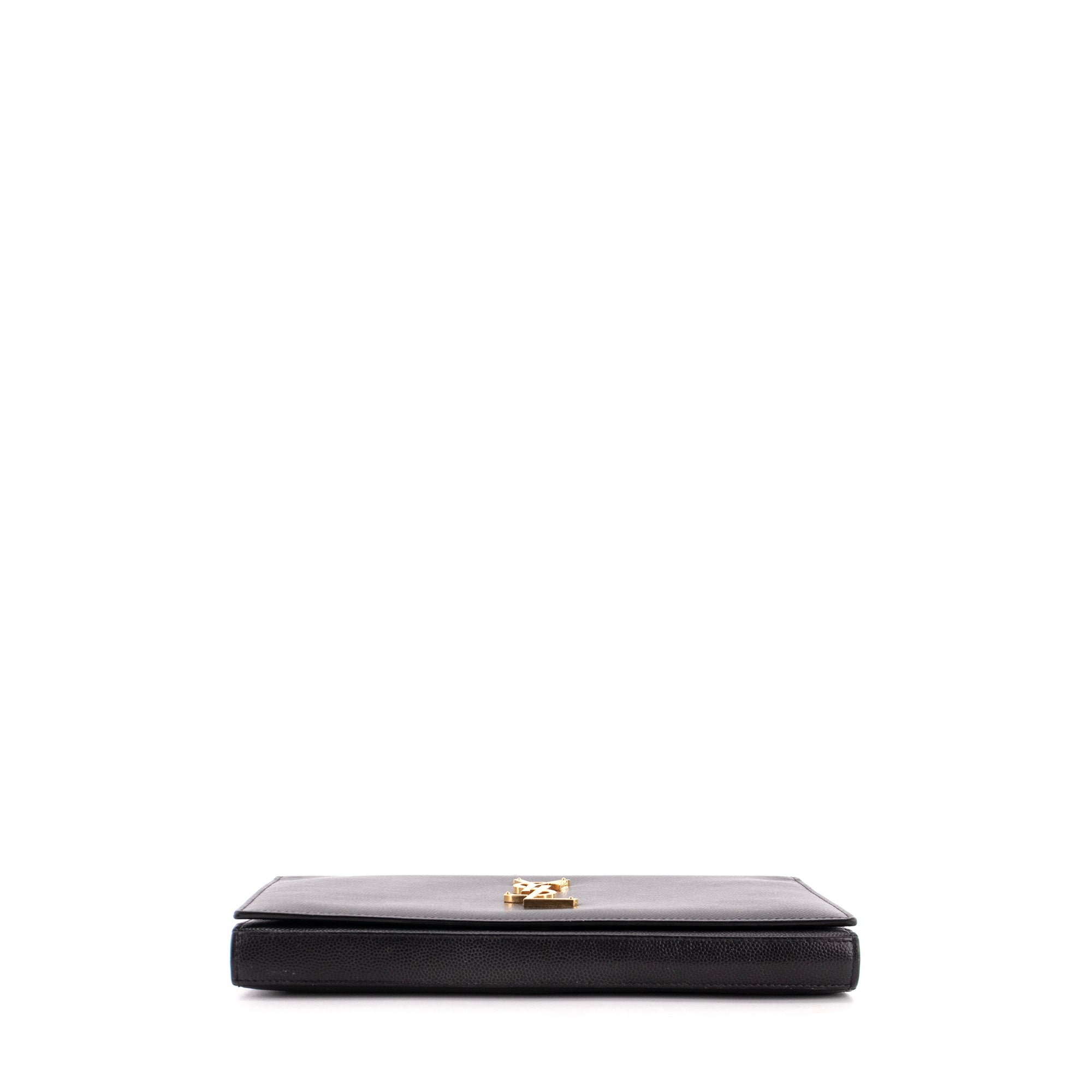 SAINT LAURENT - Sac à bandoulière Kate medium Saint Laurent en cuir grainé noir