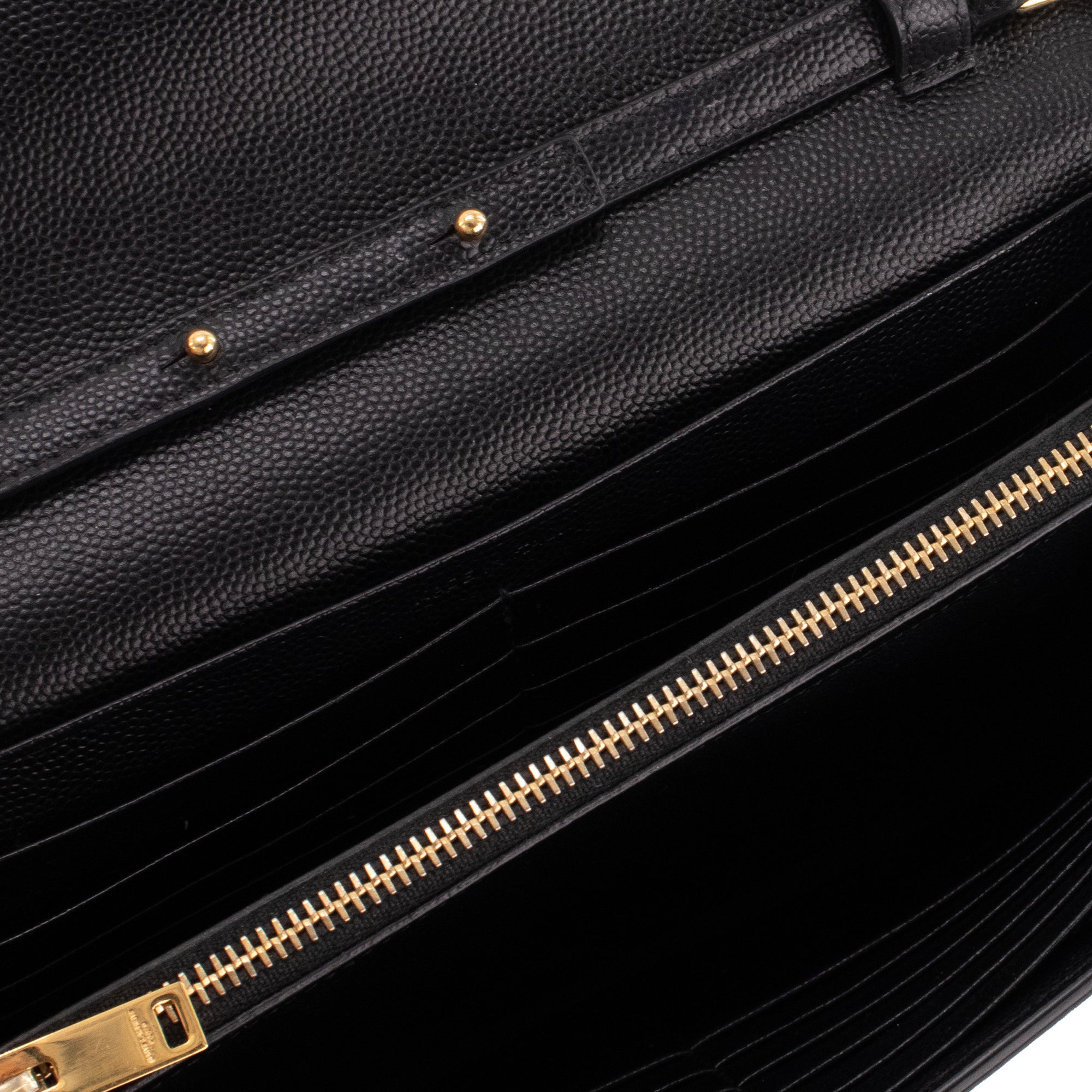 SAINT LAURENT - Sac à bandoulière Kate medium Saint Laurent en cuir grainé noir