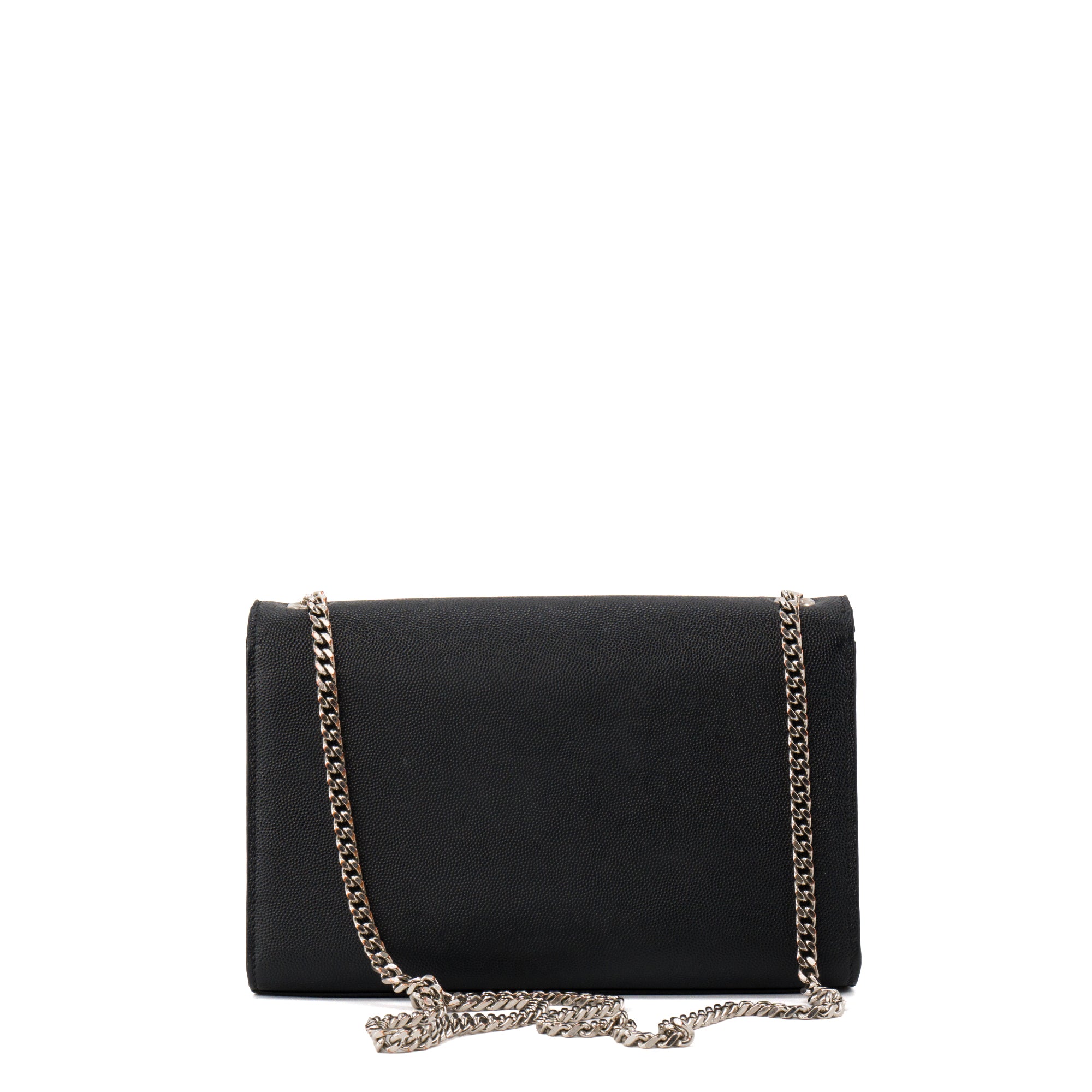 SAINT LAURENT - Sac à bandoulière Kate Saint Laurent en cuir grainé noir