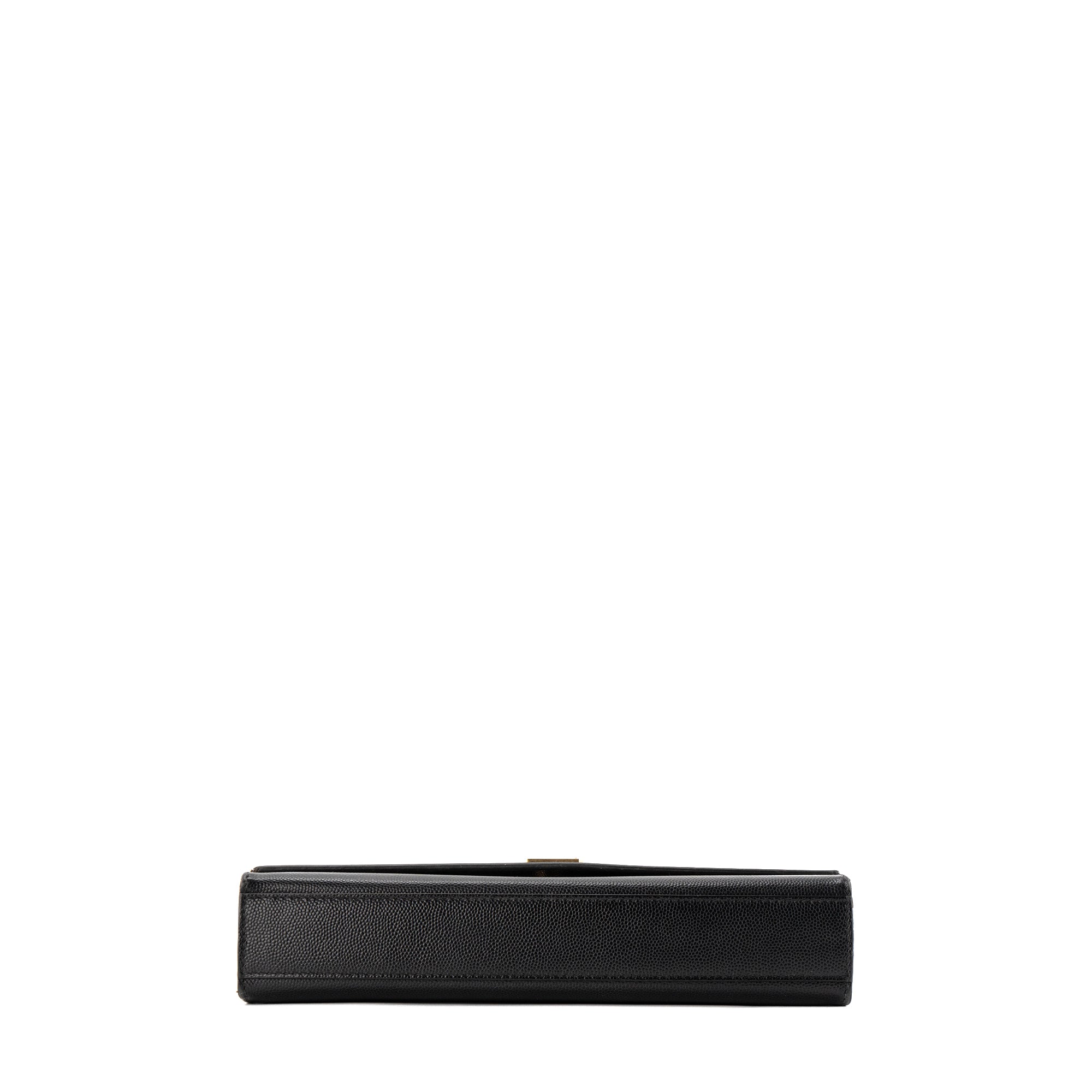 SAINT LAURENT - Sac à bandoulière Kate Saint Laurent en cuir grainé noir