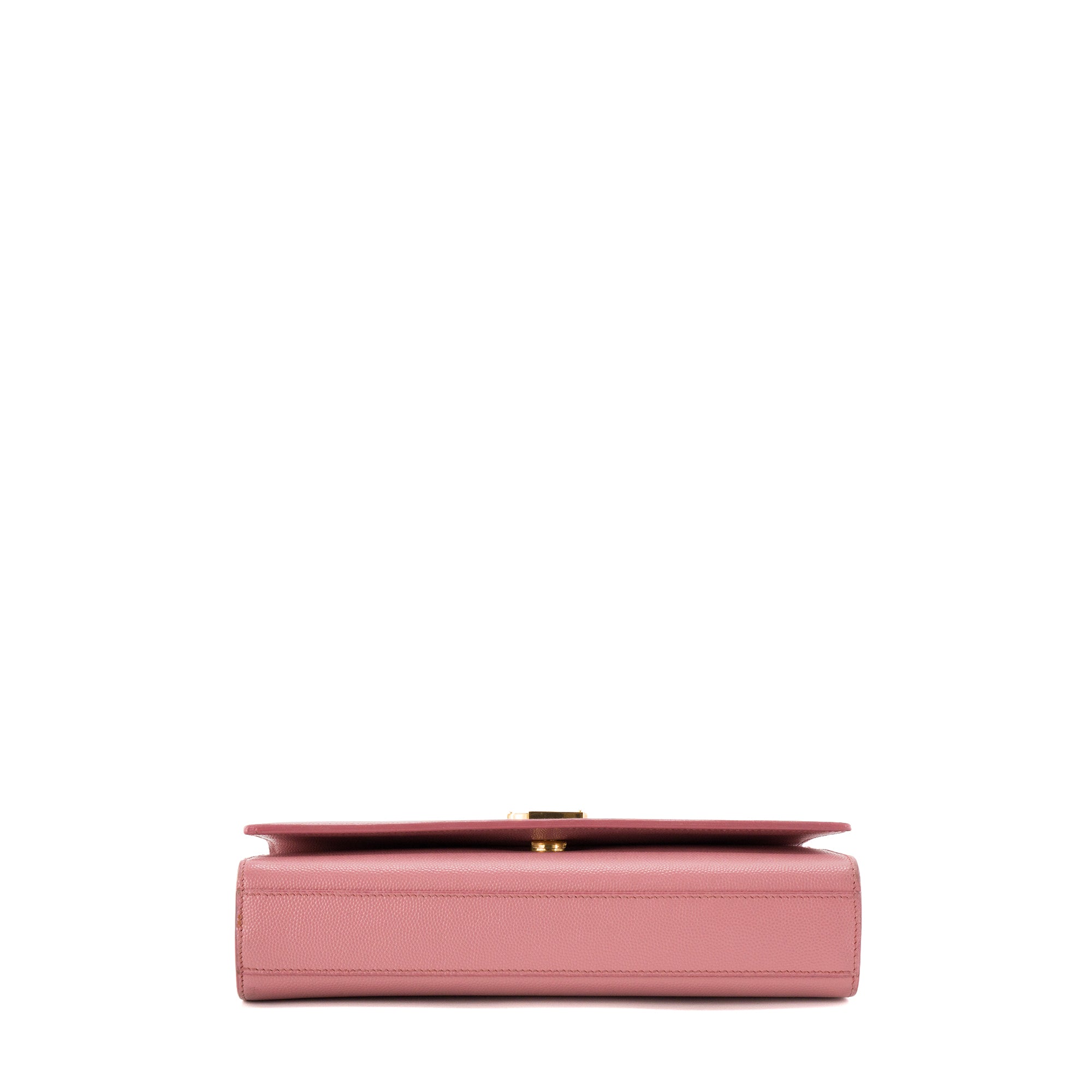 SAINT LAURENT - Sac à bandoulière Kate Saint Laurent en cuir grainé rose