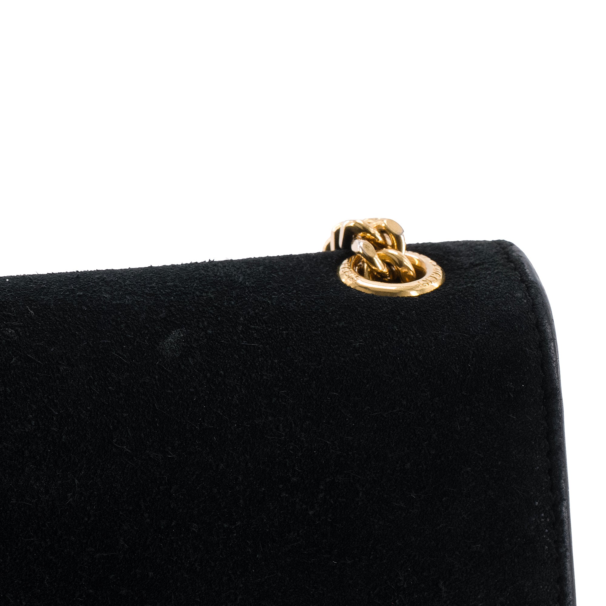 SAINT LAURENT - Sac à bandoulière Kate Tassel Saint Laurent en daim noir