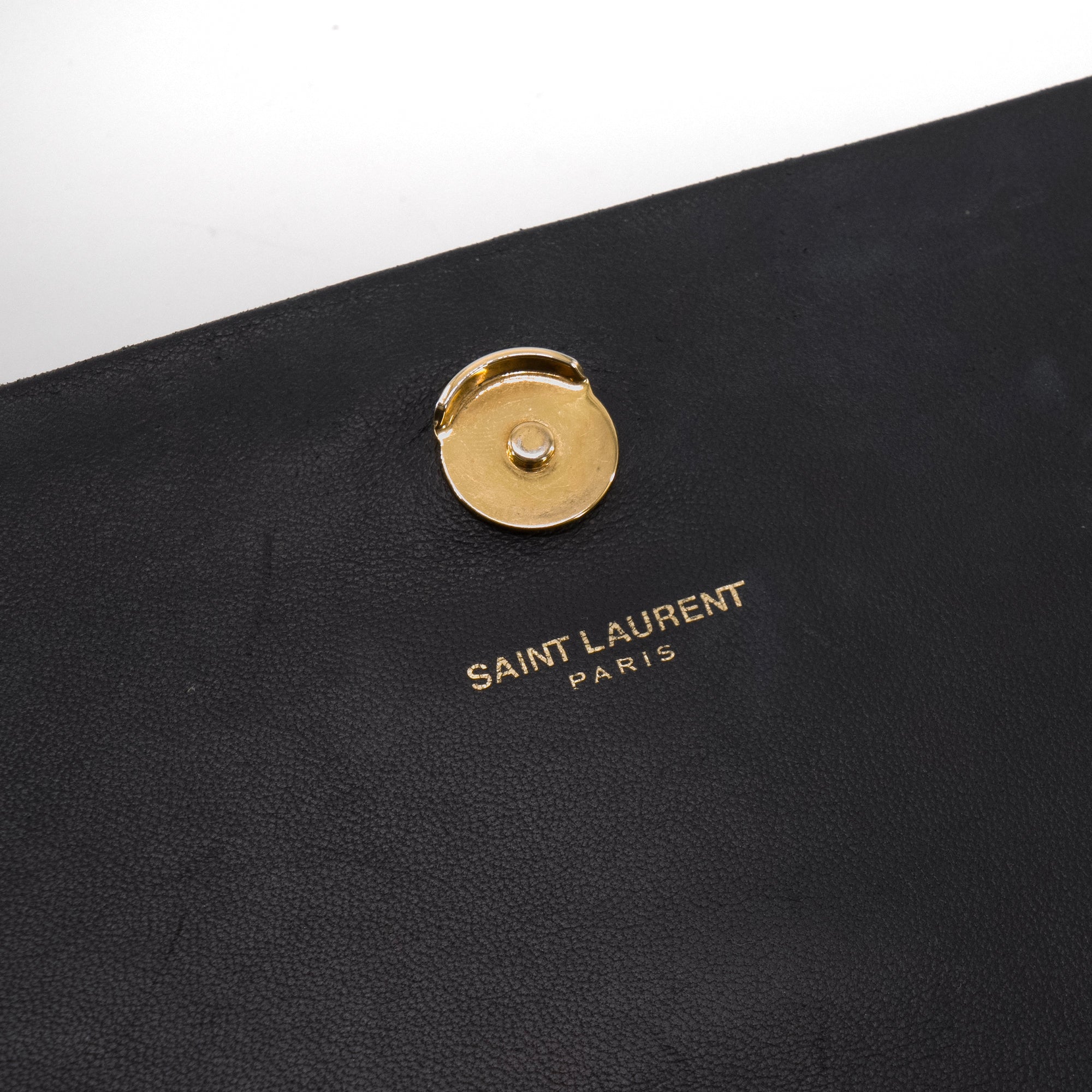 SAINT LAURENT - Sac à bandoulière Kate Tassel Saint Laurent en daim noir