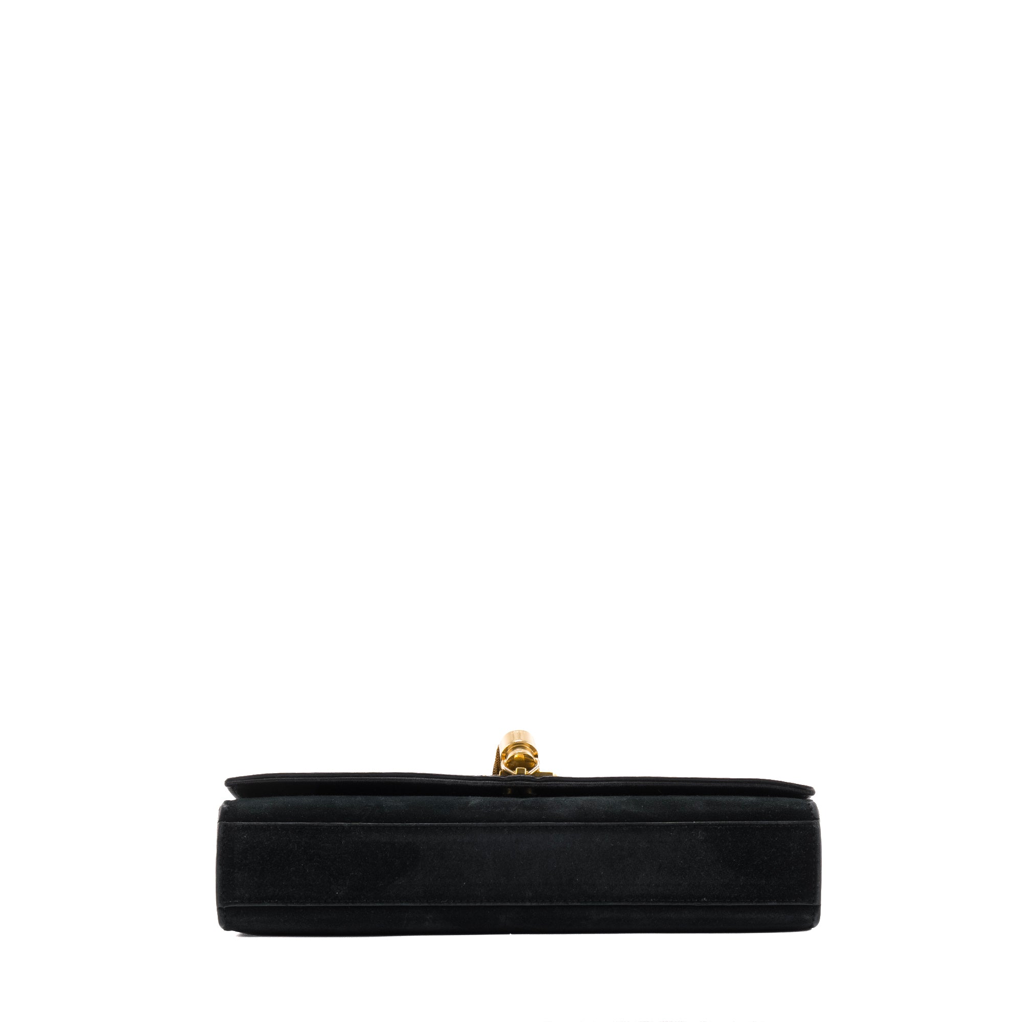 SAINT LAURENT - Sac à bandoulière Kate Tassel Saint Laurent en daim noir
