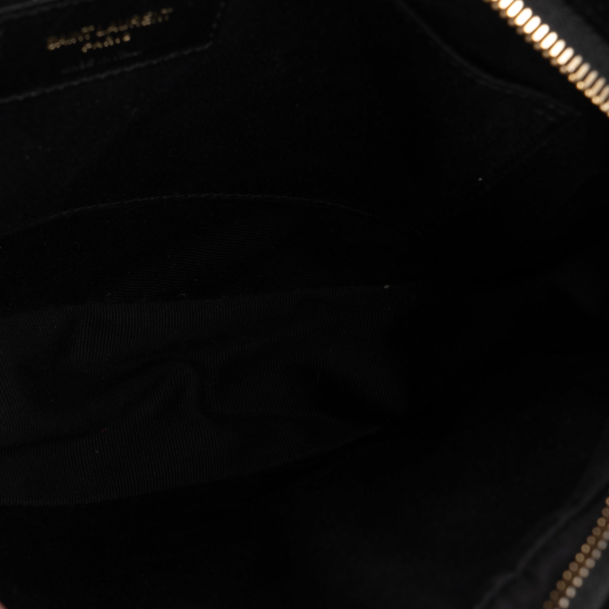 SAINT LAURENT - Sac à bandoulière Lou Saint Laurent en velours noir