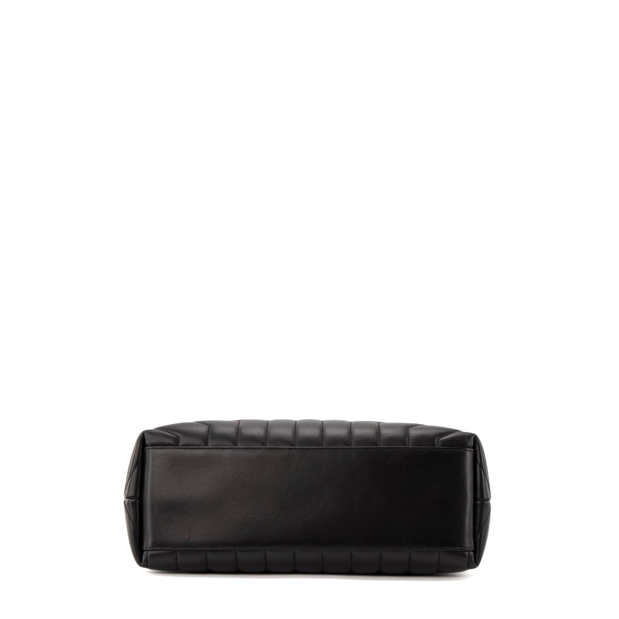 SAINT LAURENT - Sac à bandoulière Loulou Medium Saint Laurent en cuir noir