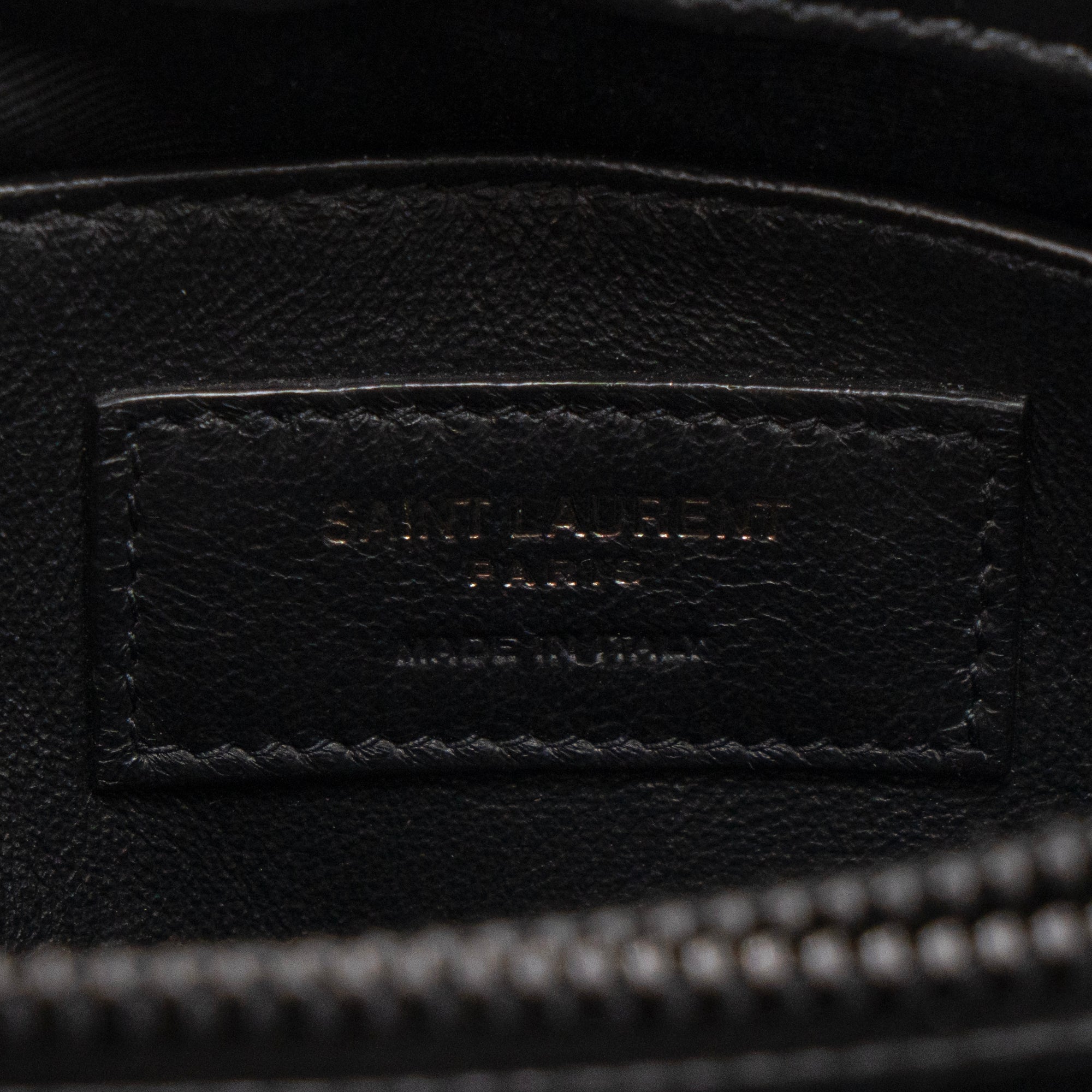 SAINT LAURENT - Sac à bandoulière Loulou Small Saint Laurent en cuir lisse full black