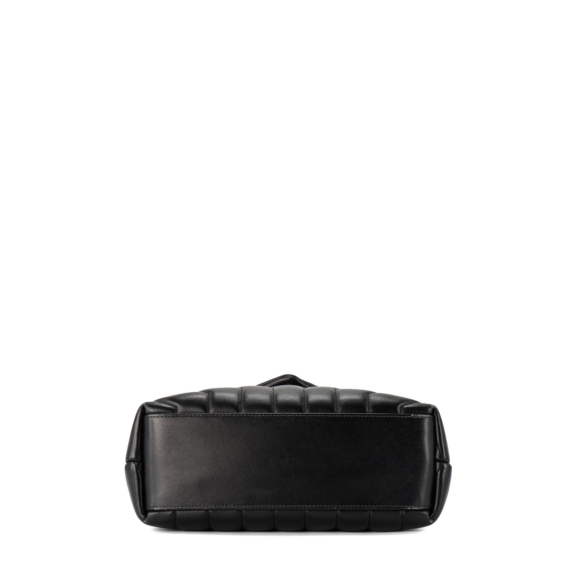 SAINT LAURENT - Sac à bandoulière Loulou Small Saint Laurent en cuir lisse noir