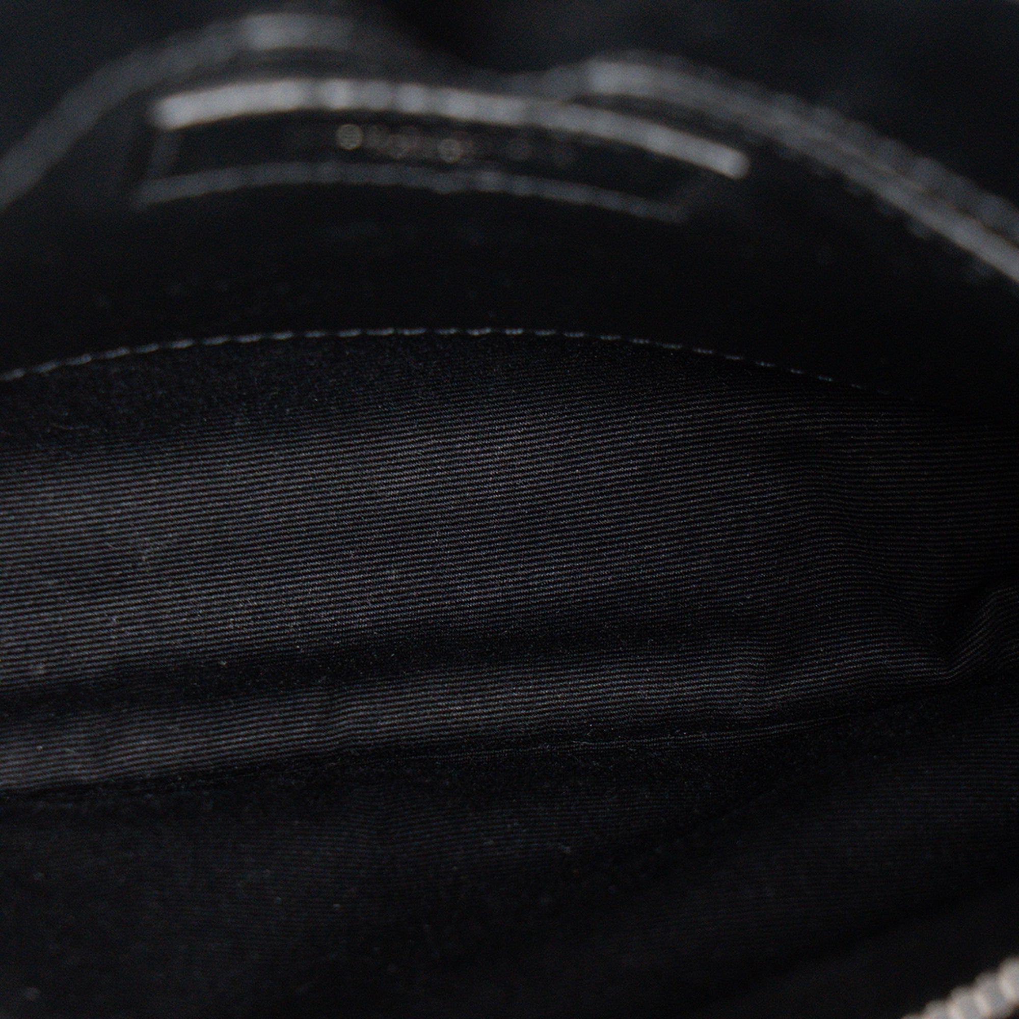 SAINT LAURENT - Sac à bandoulière Loulou Small Saint Laurent en cuir lisse noir