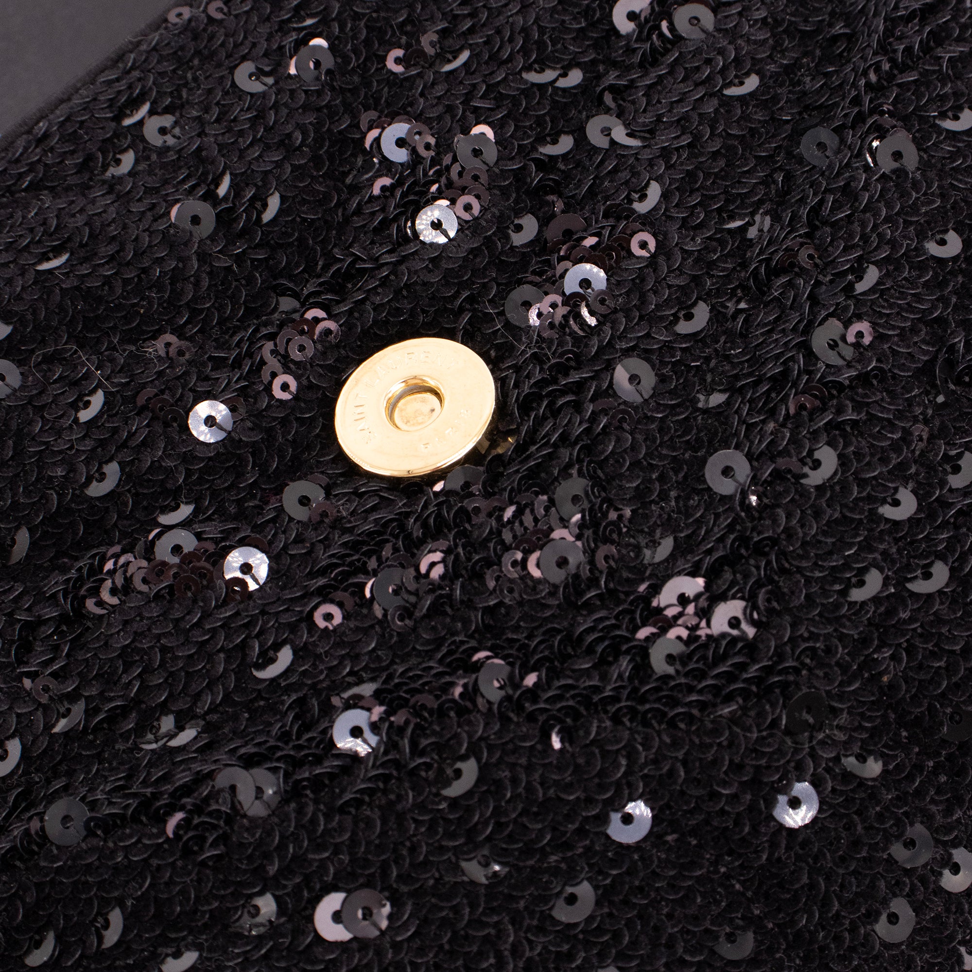 SAINT LAURENT - Sac à bandoulière Loulou Small Saint Laurent orné de sequins