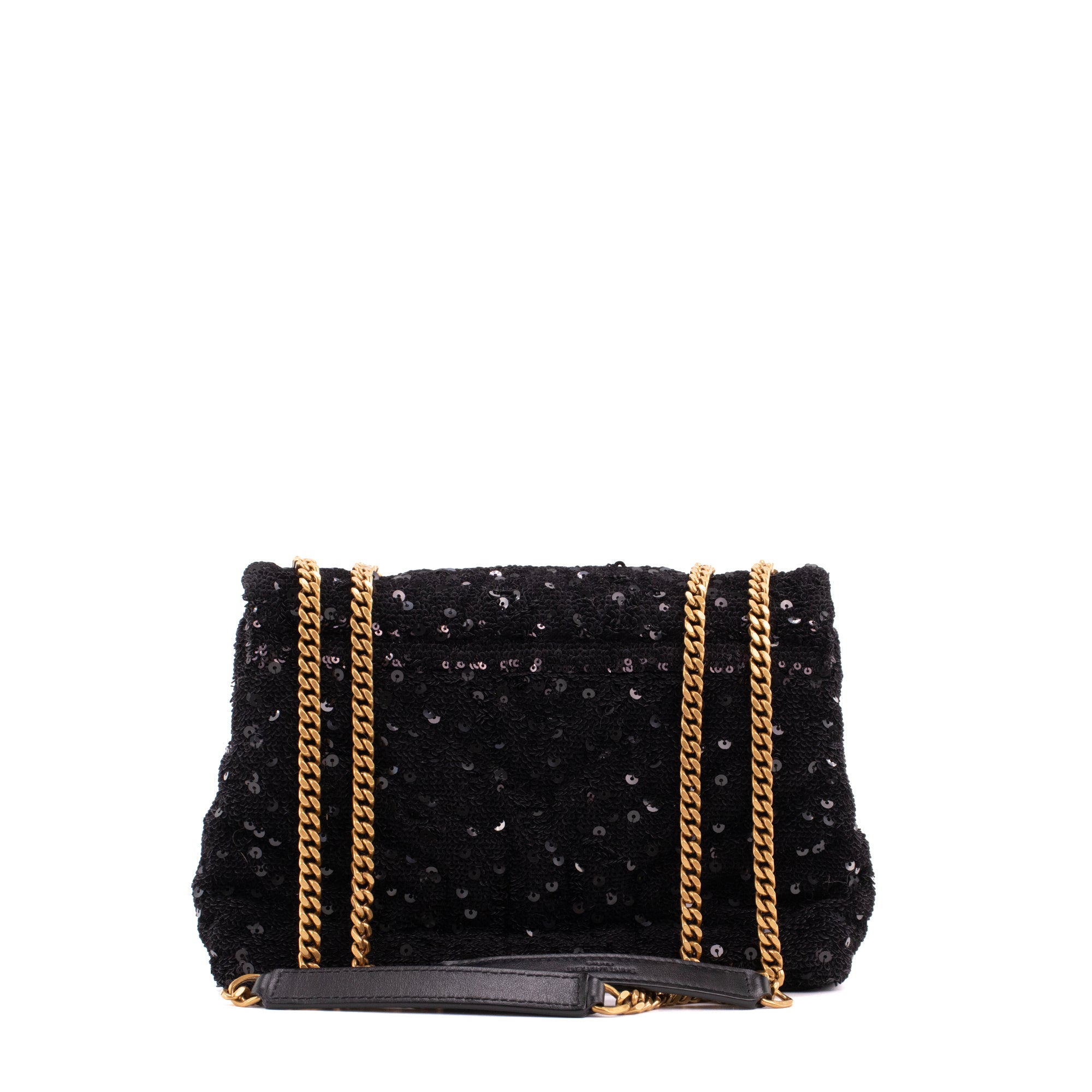 SAINT LAURENT - Sac à bandoulière Loulou Small Saint Laurent orné de sequins