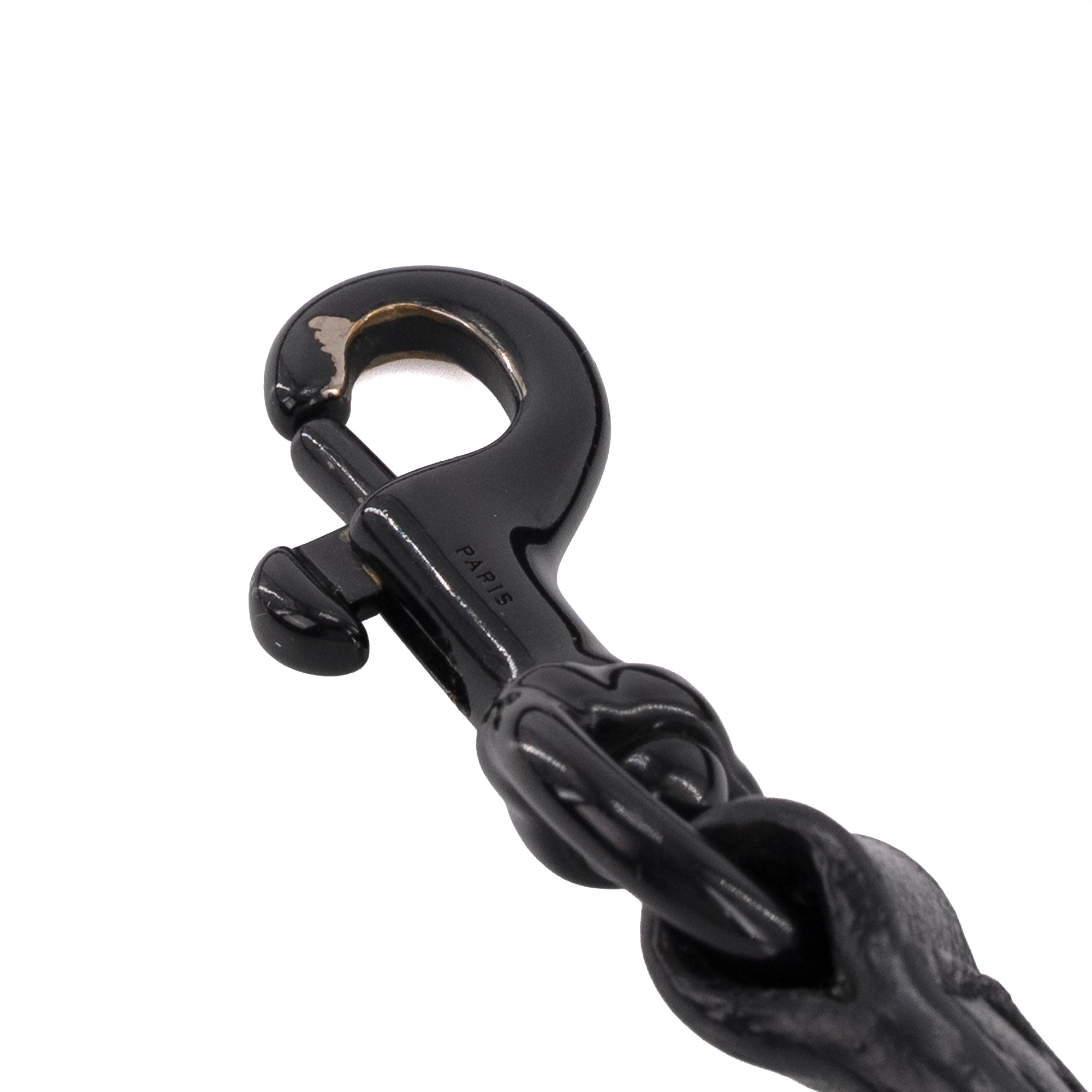 SAINT LAURENT - Sac à bandoulière Loulou toy Saint Laurent en cuir noir