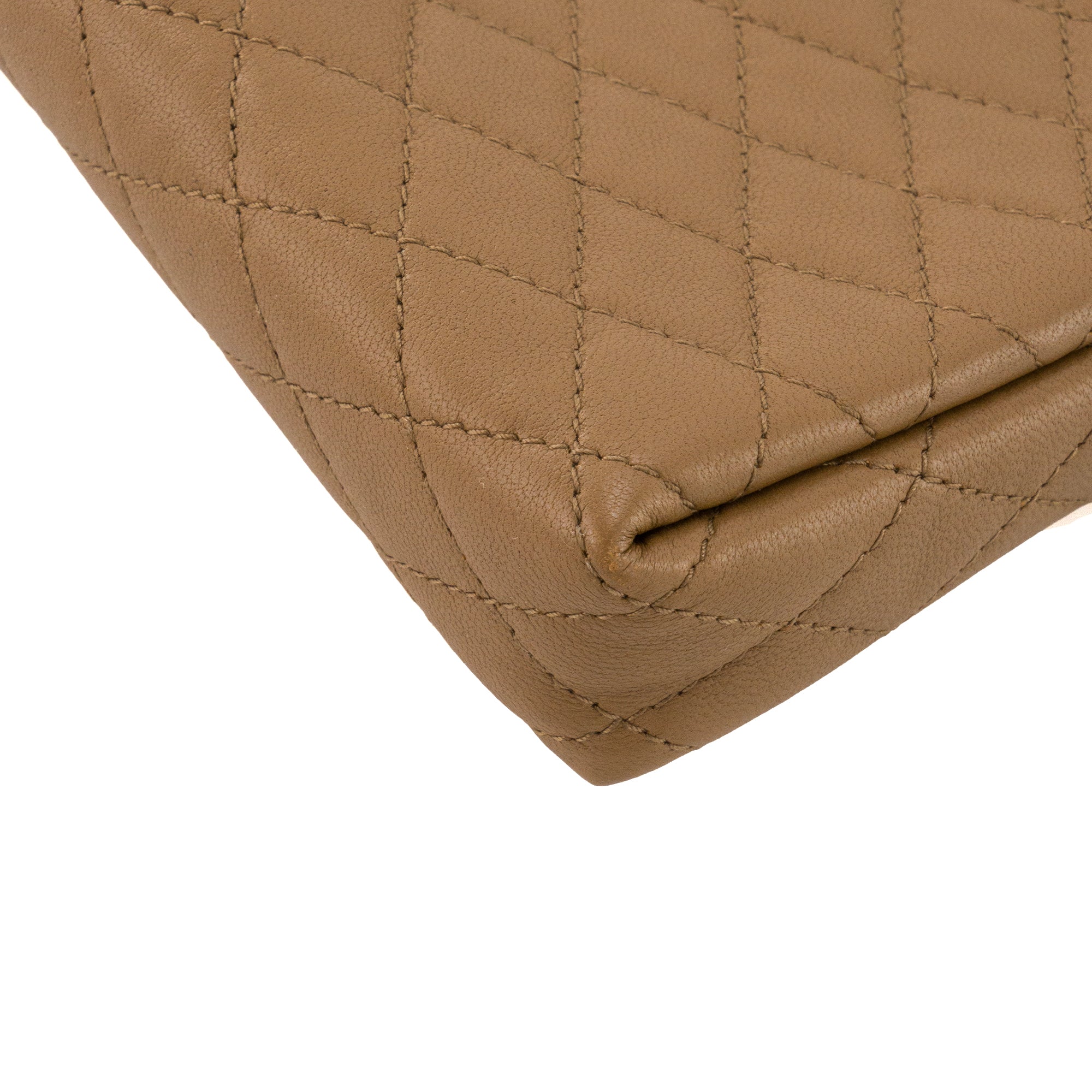 SAINT LAURENT - Sac à bandoulière Mini Gaby Saint Laurent en cuir lisse marron