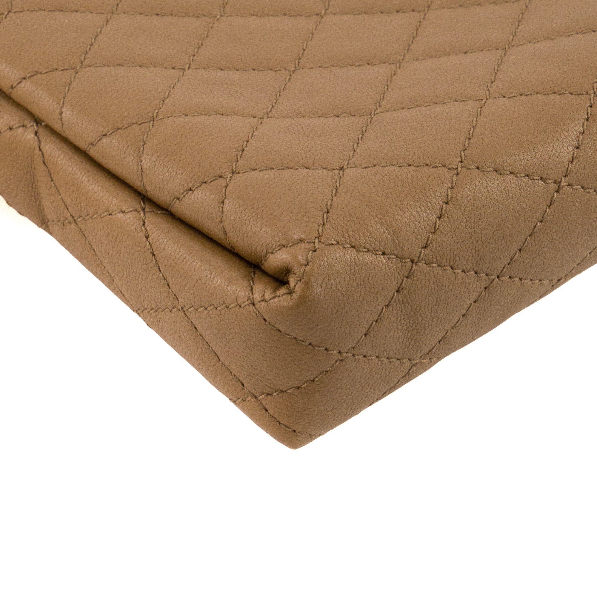 SAINT LAURENT - Sac à bandoulière Mini Gaby Saint Laurent en cuir lisse marron
