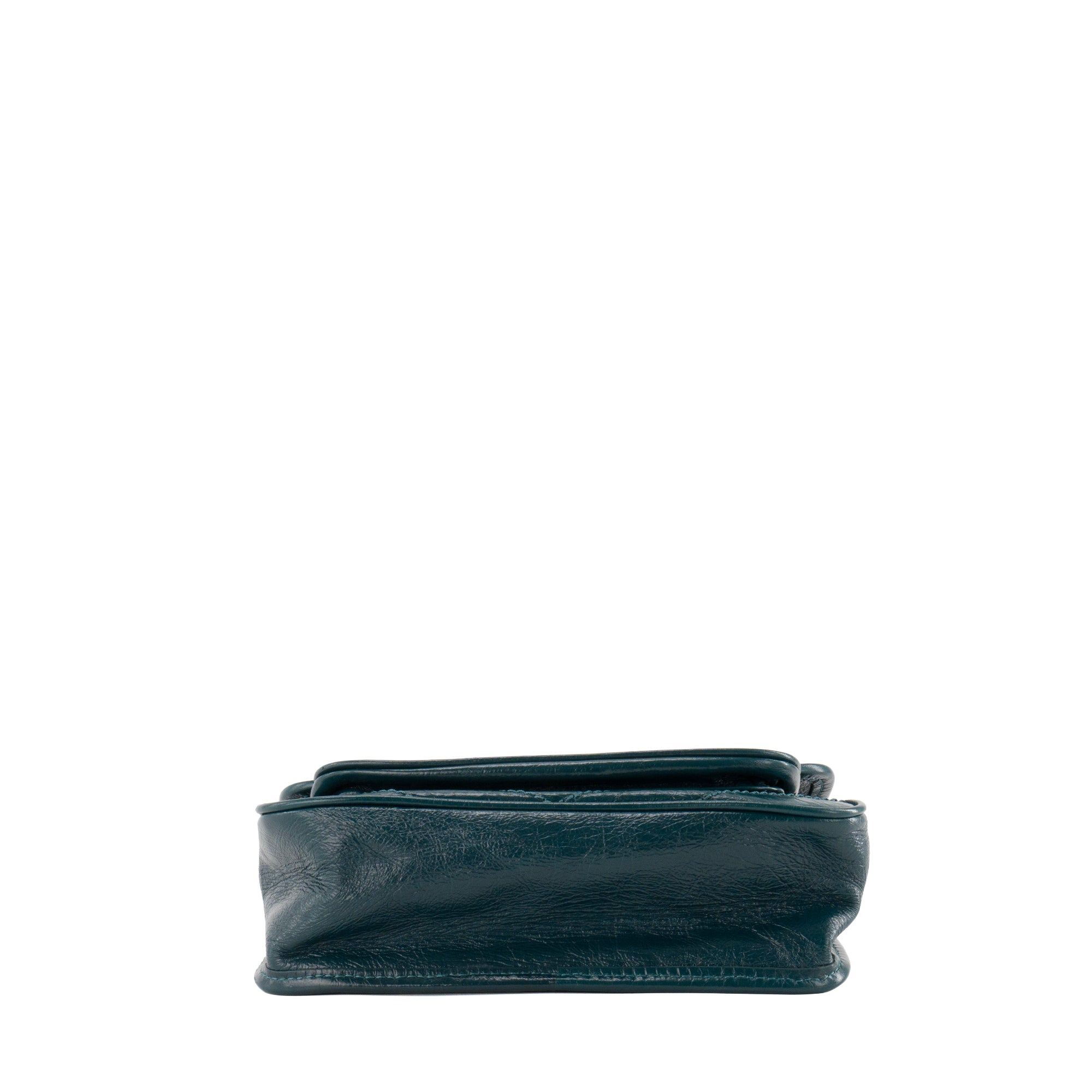 SAINT LAURENT - Niki mini duck blue bag