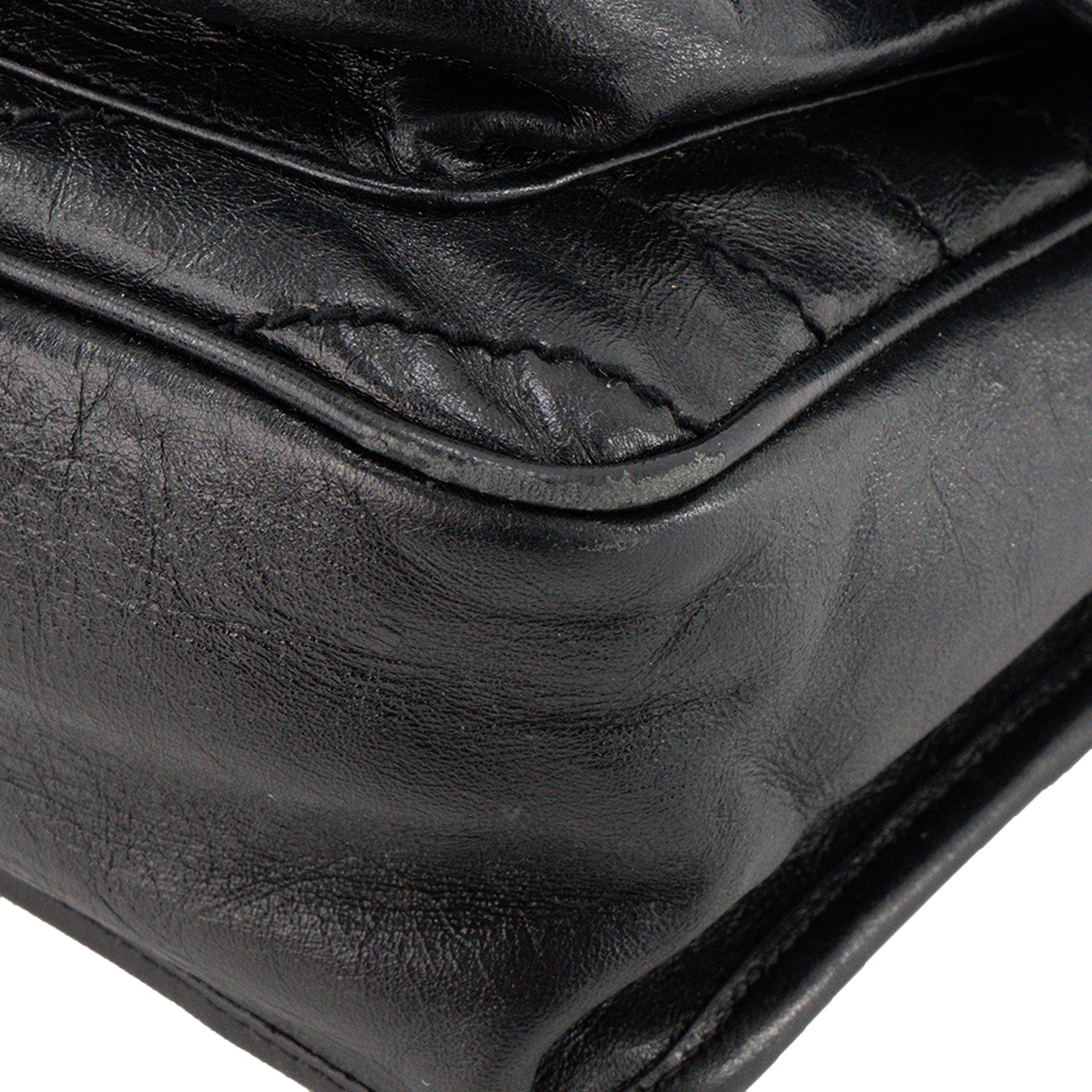 SAINT LAURENT - Sac a bandoulière Niki Medium Saint Laurent en cuir froissé noir