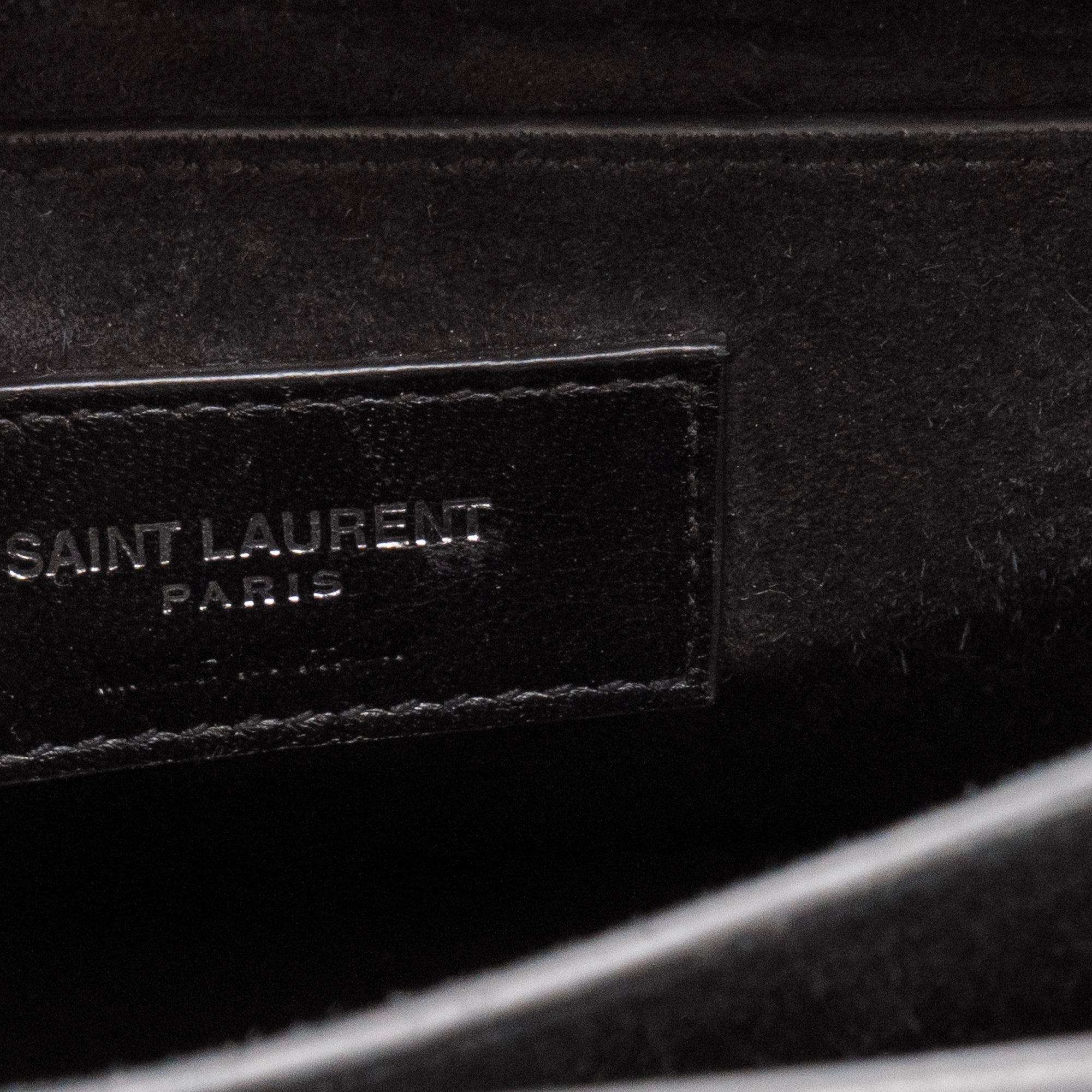 SAINT LAURENT - Sac à bandoulière Sunset medium Saint Laurent en cuir noir