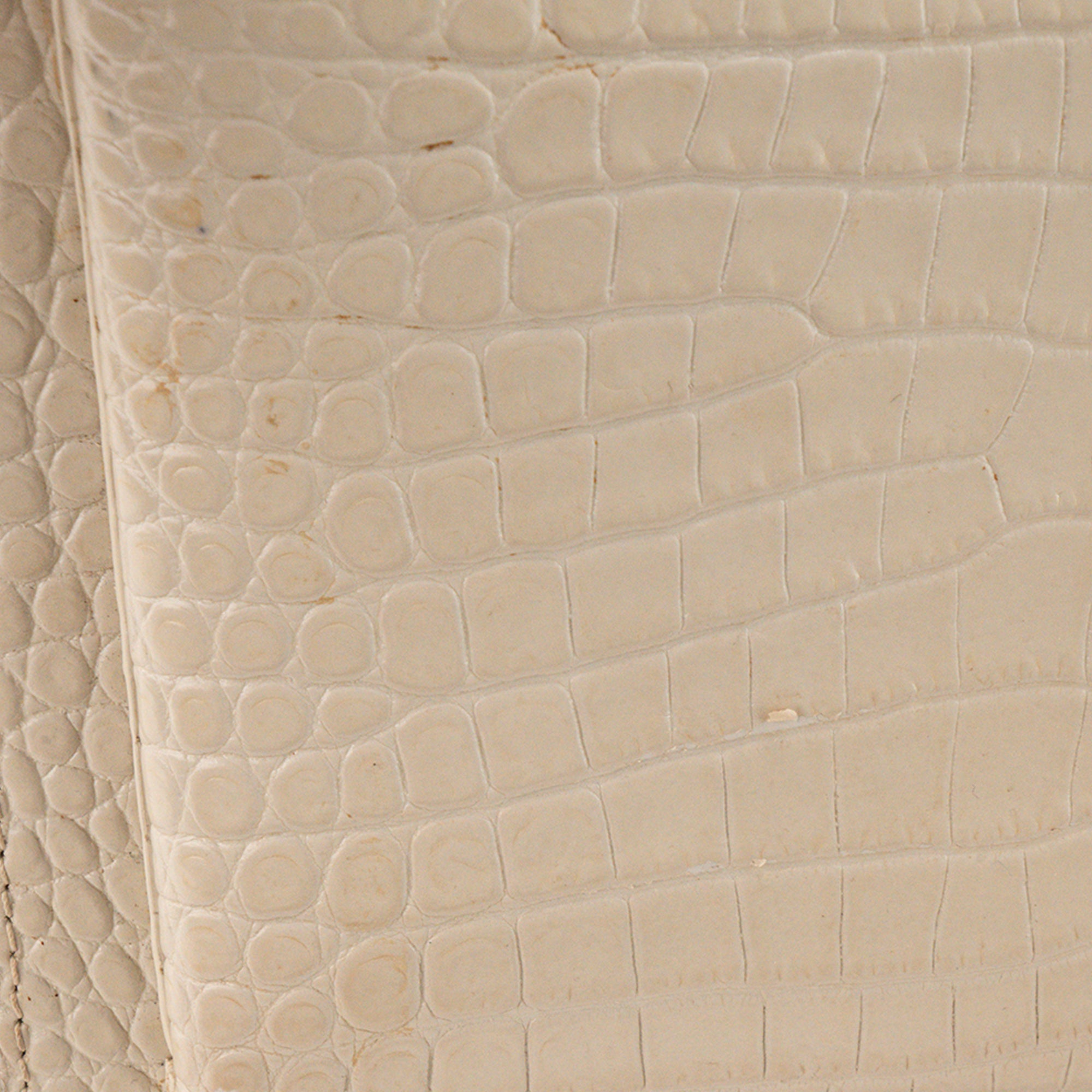 SAINT LAURENT - Sac à bandoulière Sunset Saint Laurent en cuir embossé beige