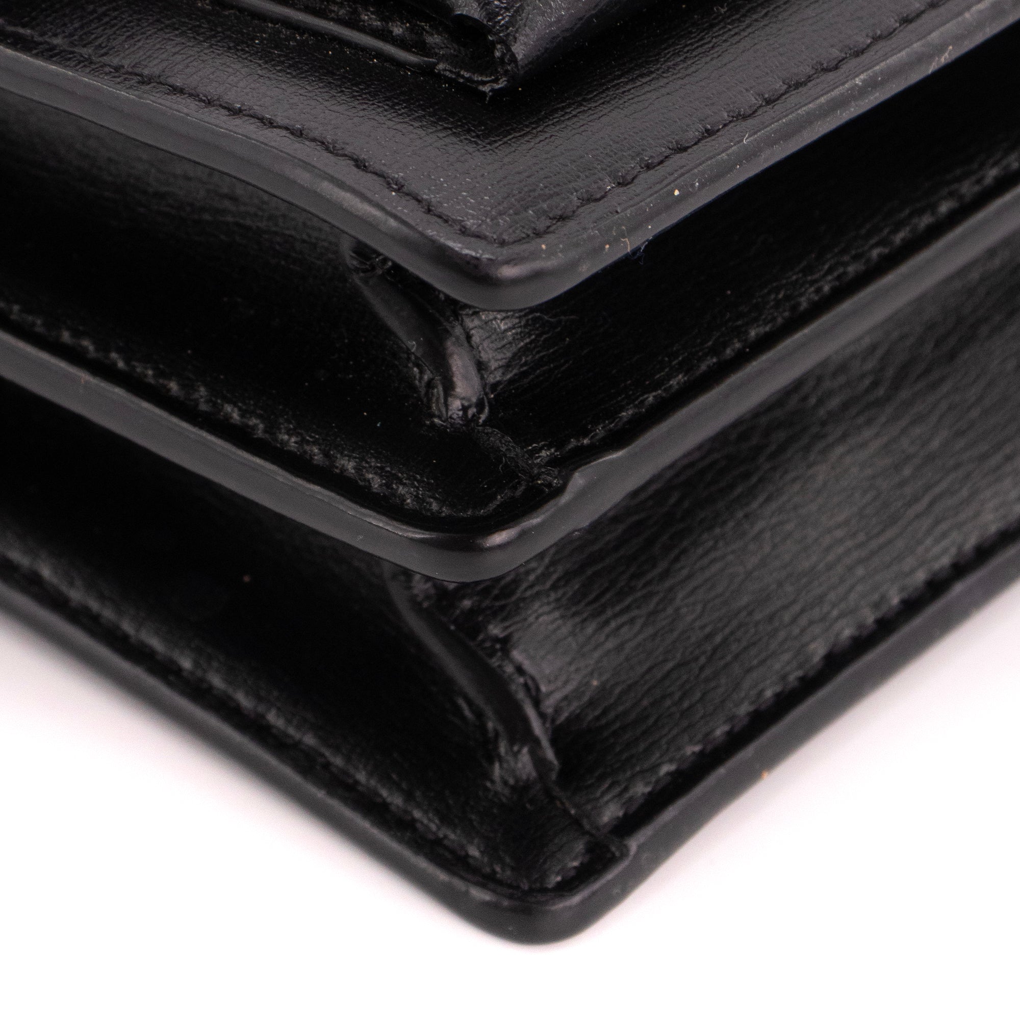 SAINT LAURENT - Sac à bandoulière Sunset Saint Laurent en cuir lisse noir