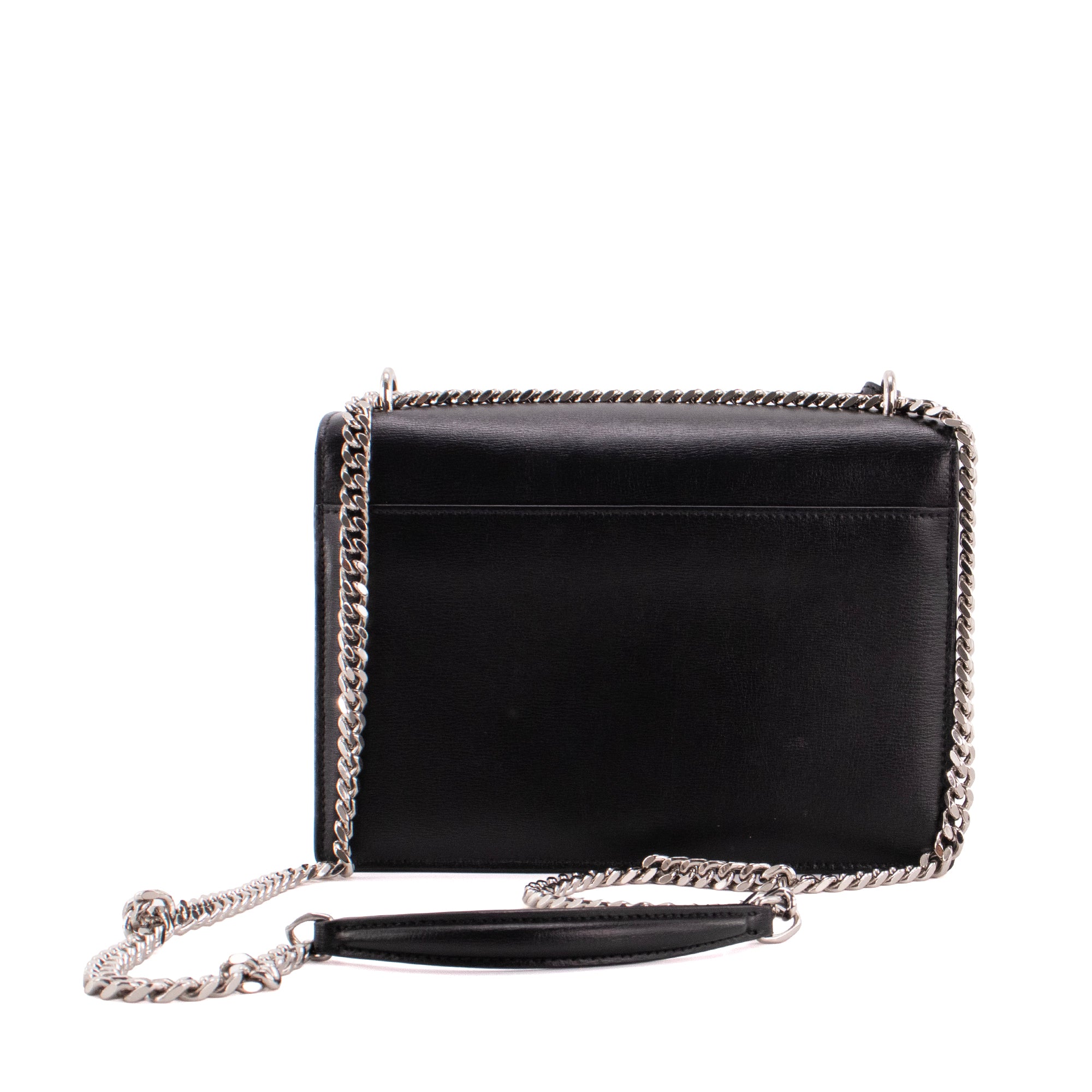 SAINT LAURENT - Sac à bandoulière Sunset Saint Laurent en cuir lisse noir