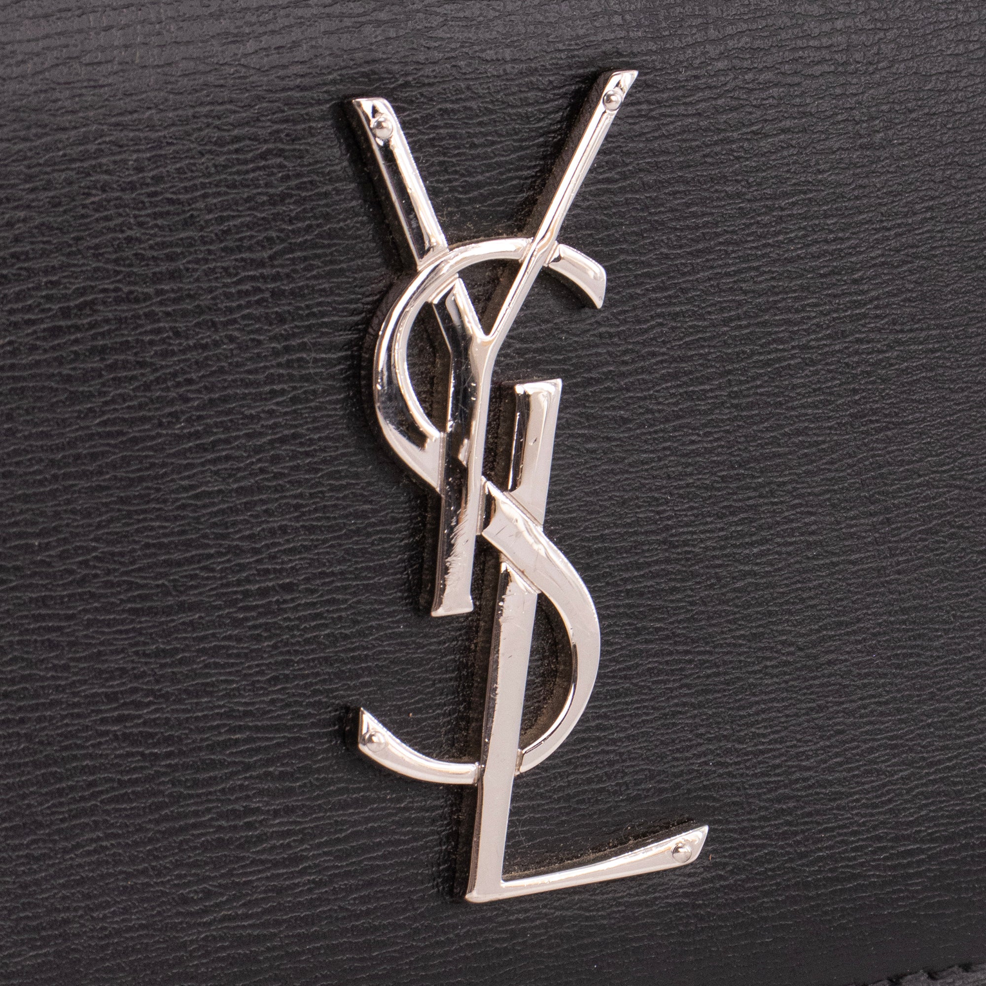 SAINT LAURENT - Sac à bandoulière Sunset Saint Laurent en cuir lisse noir