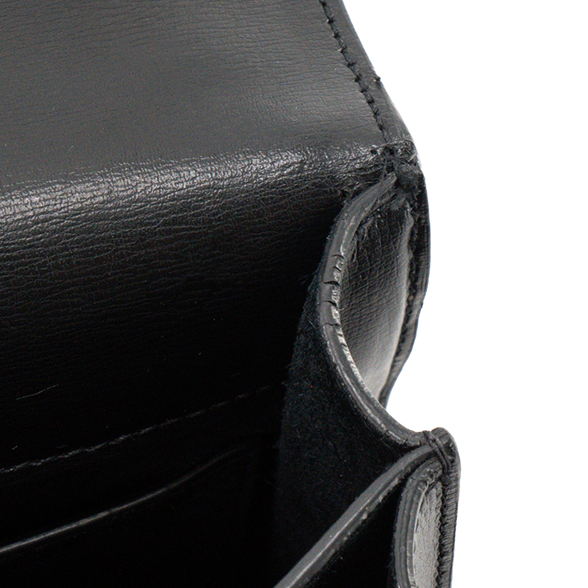 SAINT LAURENT - Sac à bandoulière Sunset Saint Laurent en cuir lisse noir
