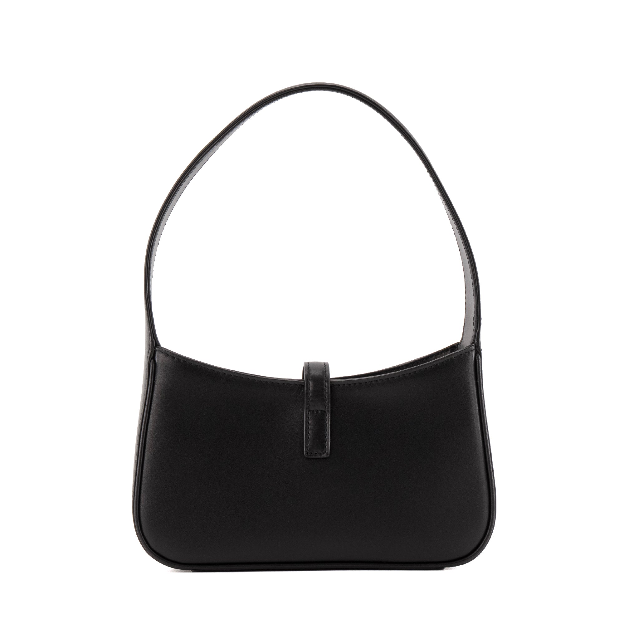 SAINT LAURENT - Sac à épaule  5 à 7 mini Saint Laurent en cuir noir