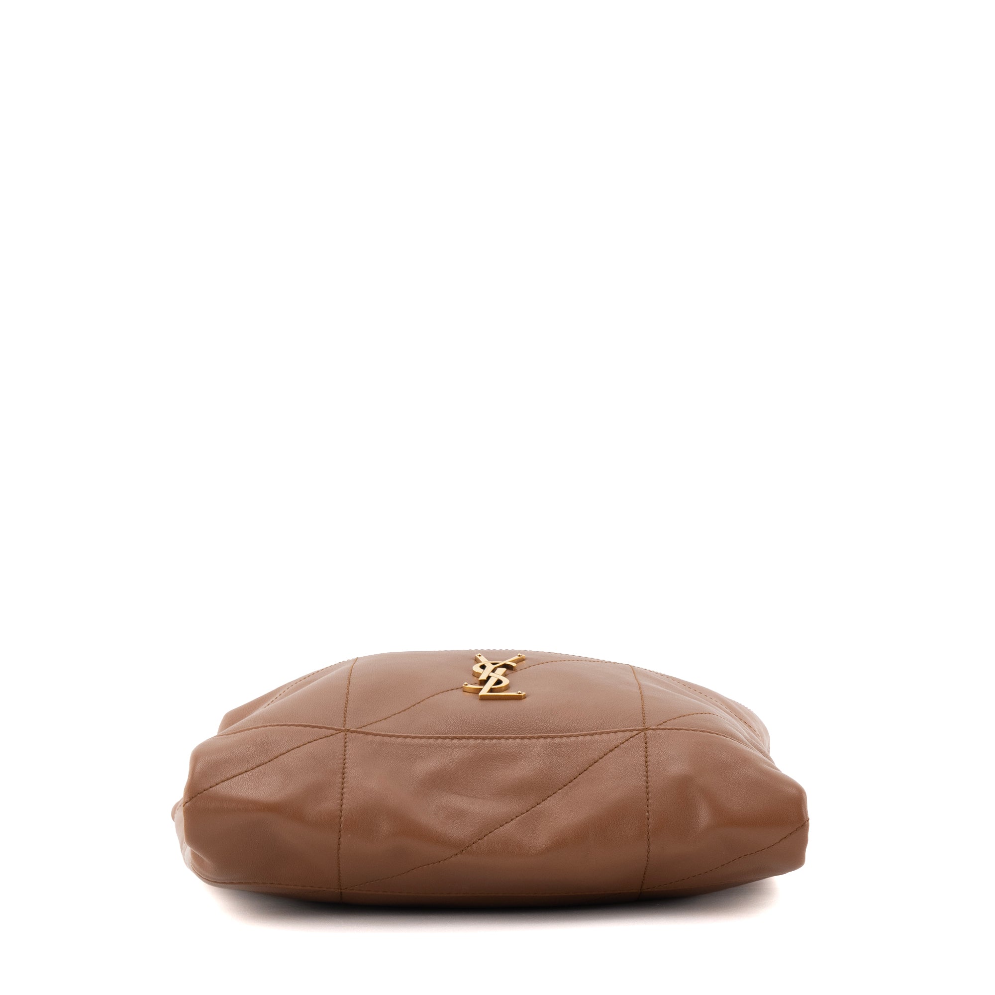 SAINT LAURENT - Sac à épaule Jamie Pochon Saint Laurent en cuir marron