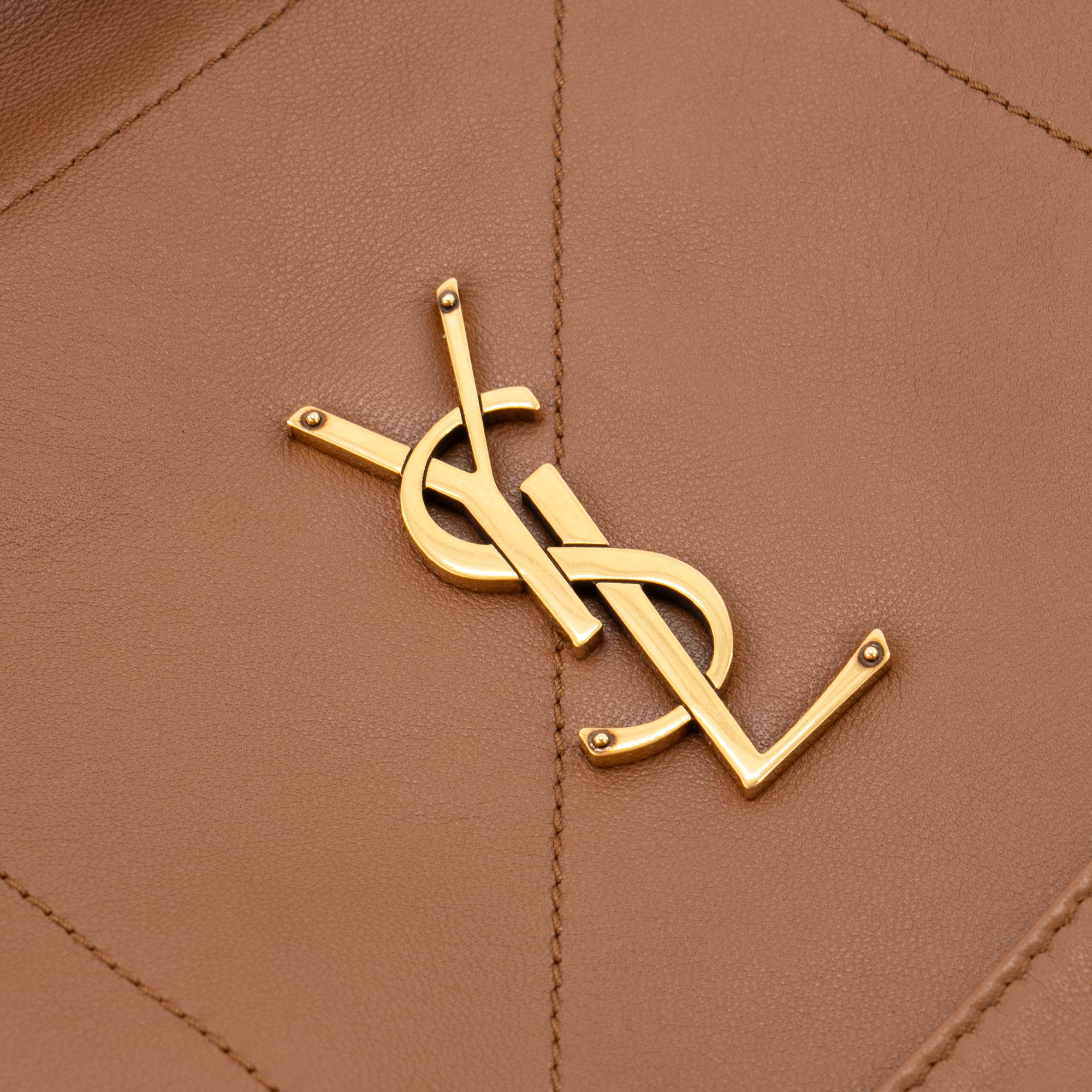 SAINT LAURENT - Sac à épaule Jamie Pochon Saint Laurent en cuir marron
