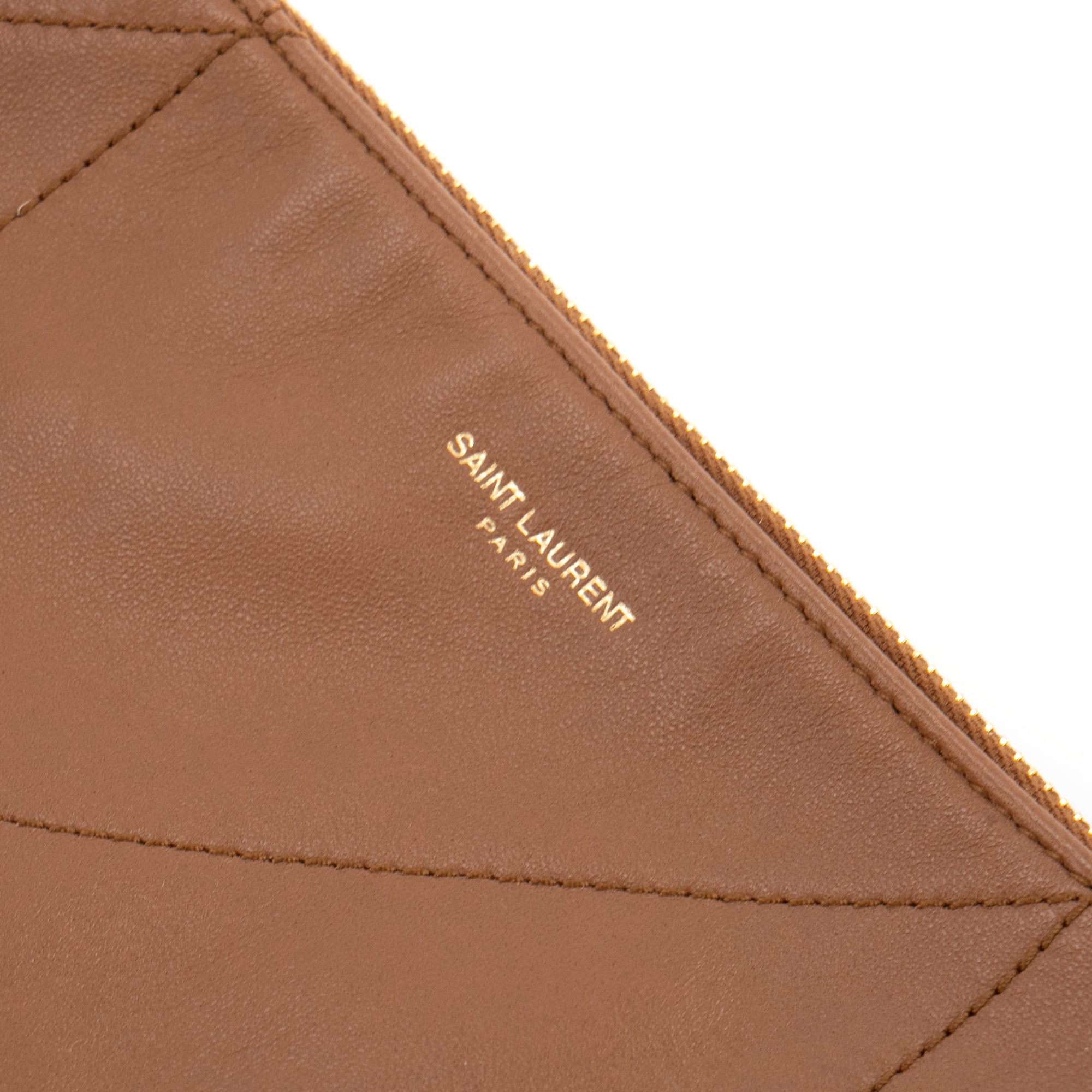 SAINT LAURENT - Sac à épaule Jamie Pochon Saint Laurent en cuir marron