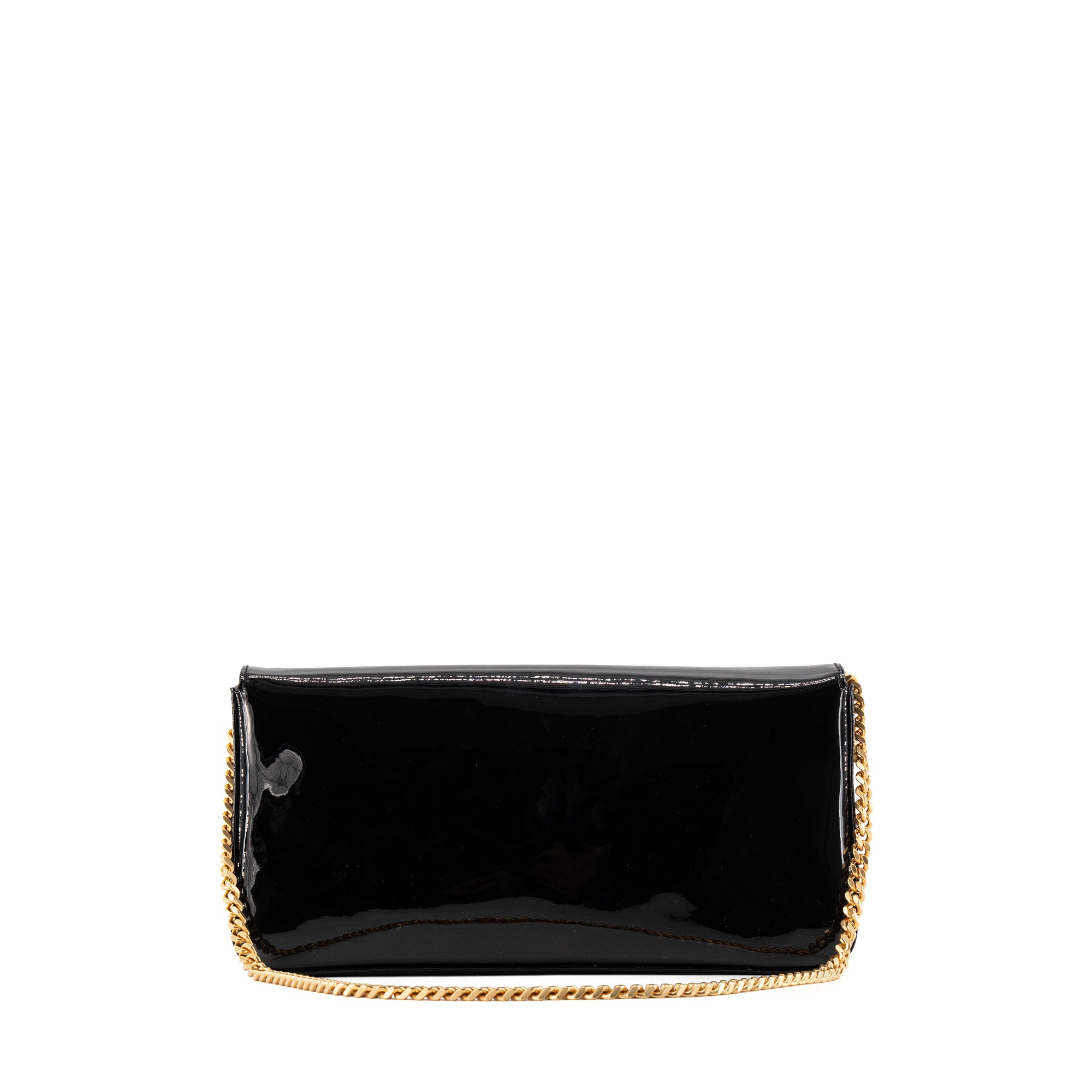 SAINT LAURENT - Sac à épaule Kate Saint Laurent en cuir verni noir