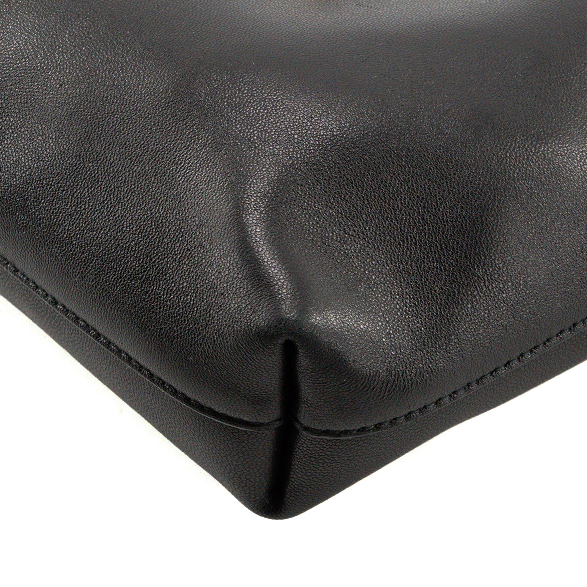 SAINT LAURENT - Sac à épaule Pochon Saint Laurent en cuir lisse noir