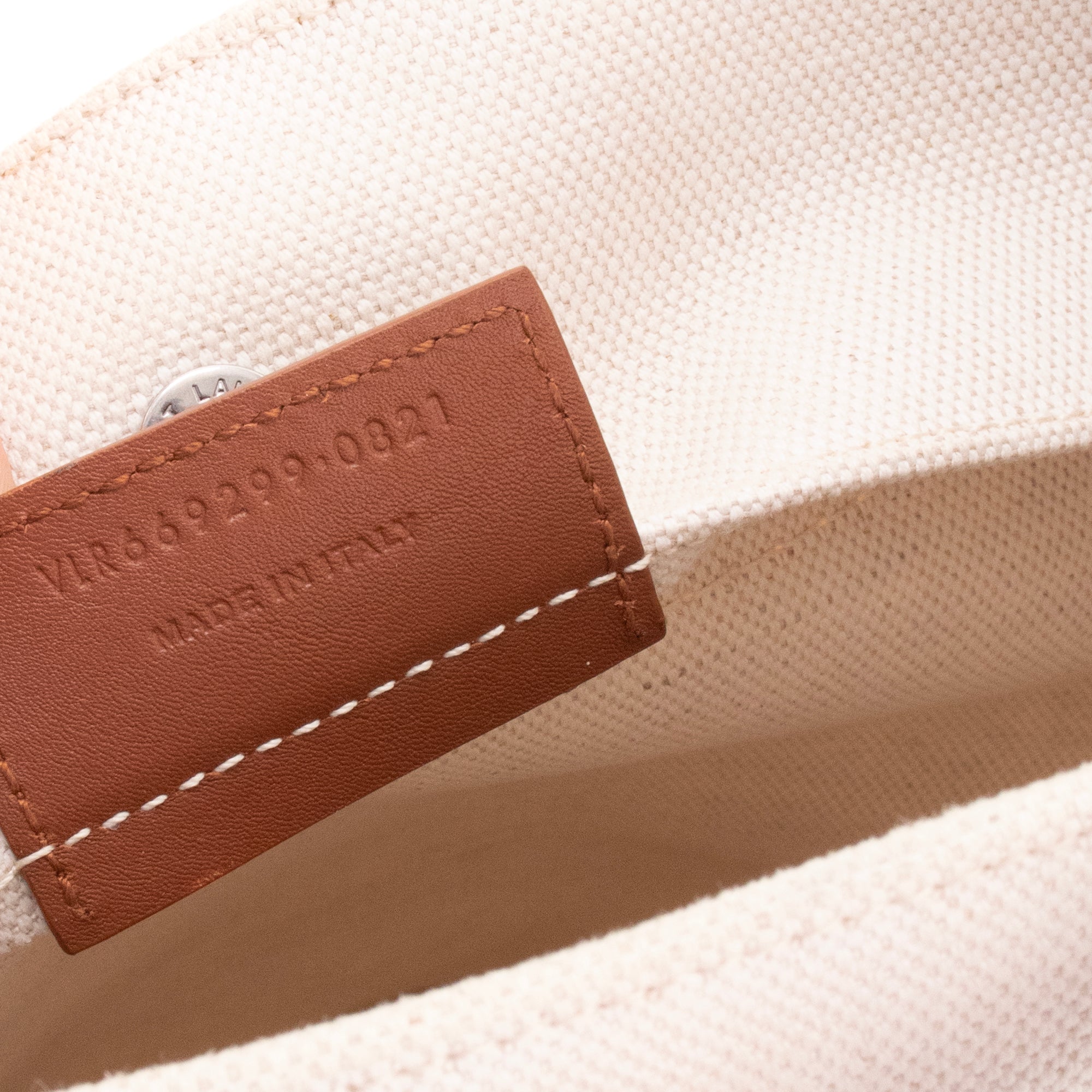 SAINT LAURENT - Sac à épaule Seau Rive Gauche Saint Laurent en toile beige