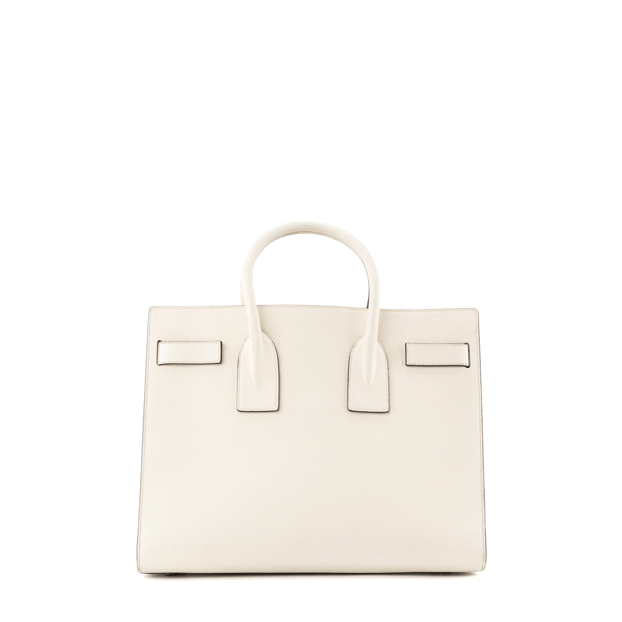 SAINT LAURENT - Sac à main Sac de Jour Small Saint Laurent en cuir grainé écru