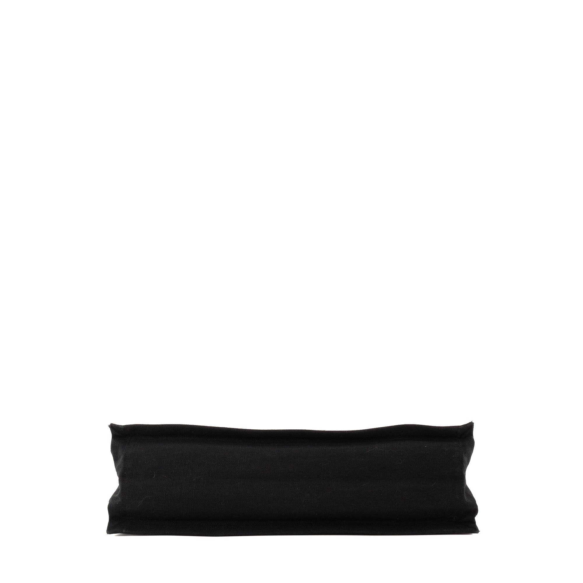 SAINT LAURENT - Sac cabas Rive Gauche Saint Laurent en toile beige et noire