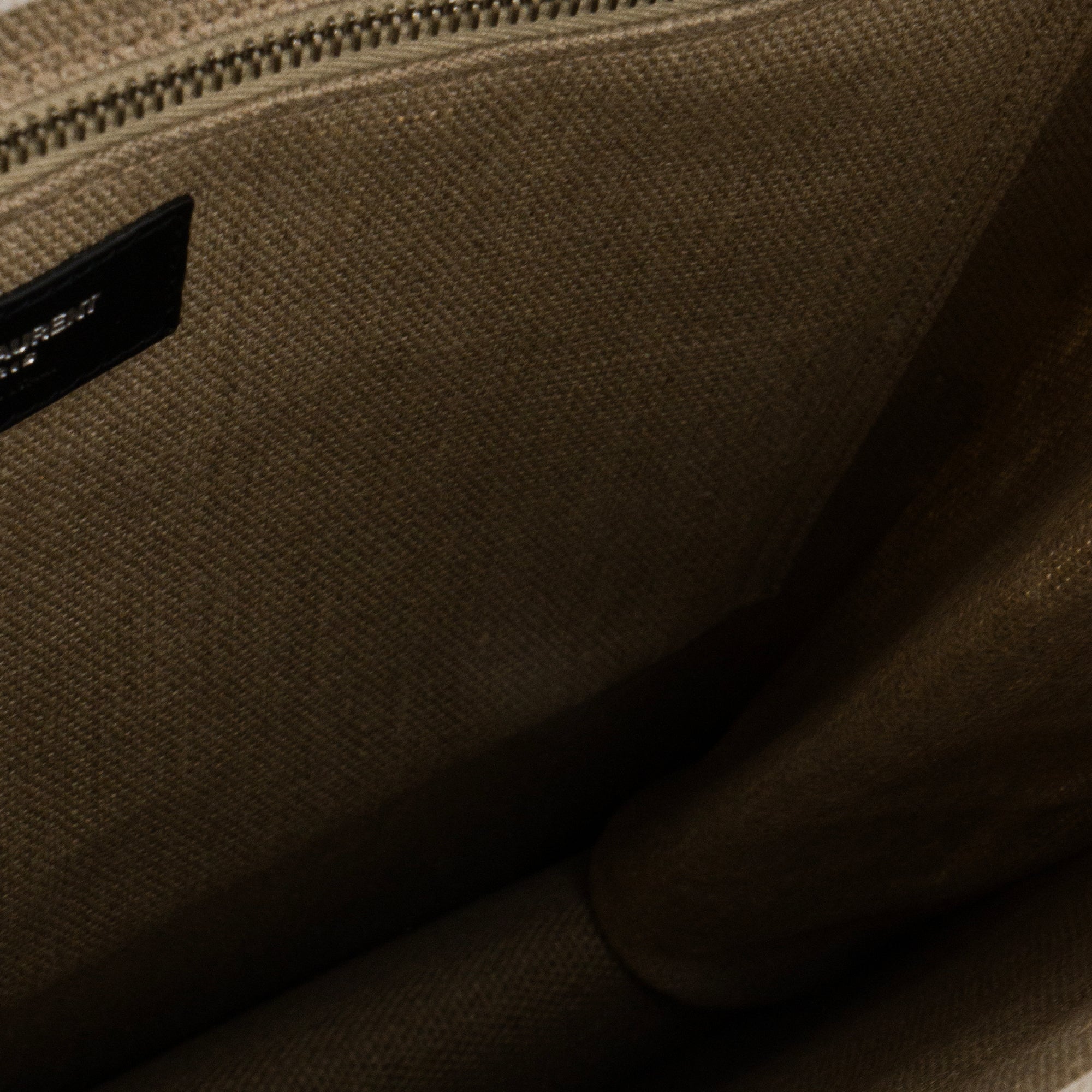SAINT LAURENT - Sac cabas Rive Gauche Saint Laurent en toile beige