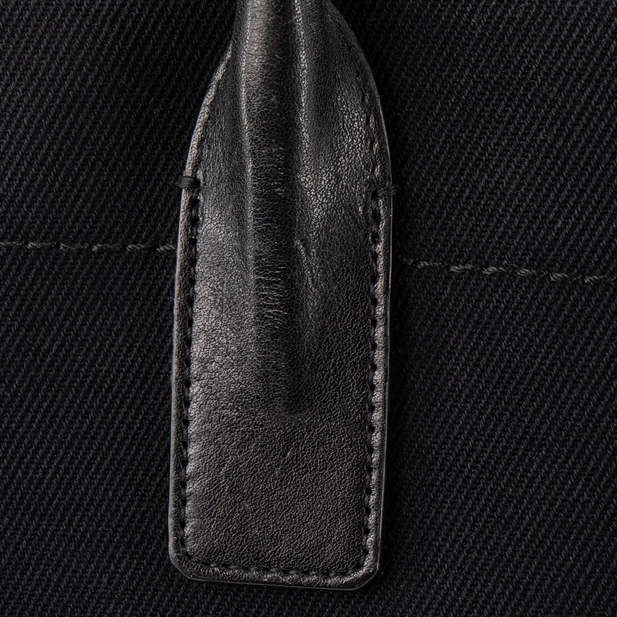 SAINT LAURENT - Sac Cabas Rive Gauche Saint Laurent en toile noire