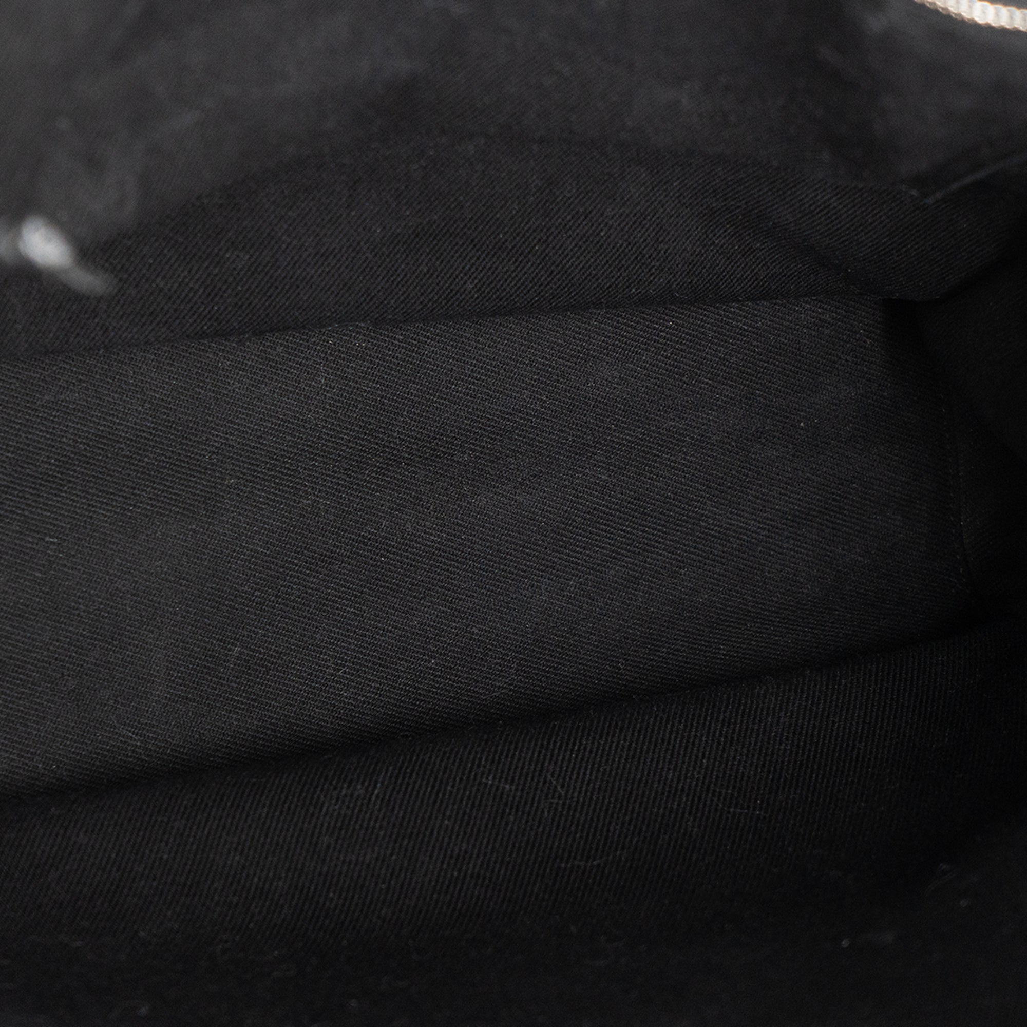 SAINT LAURENT - Sac Cabas Rive Gauche Saint Laurent en toile noire