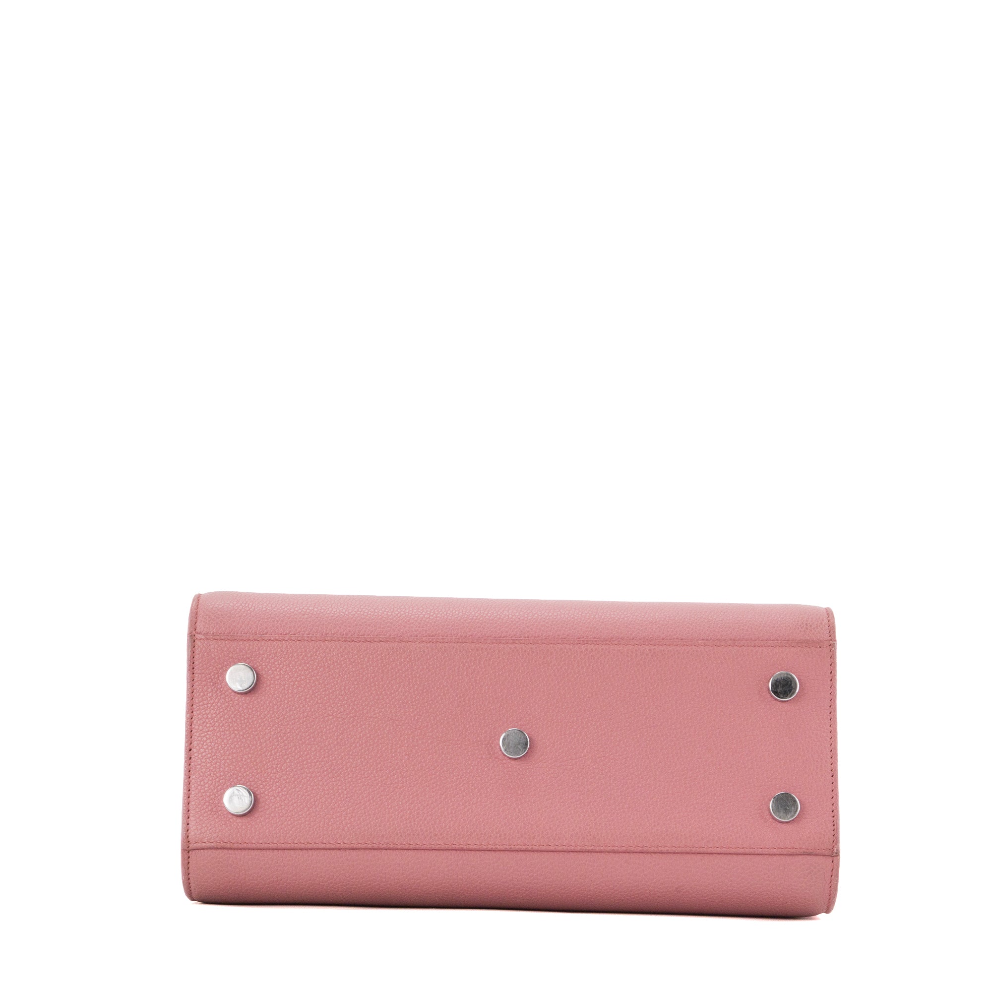 SAINT LAURENT - Sac de jour Baby Saint Laurent en cuir grainé rose ancien