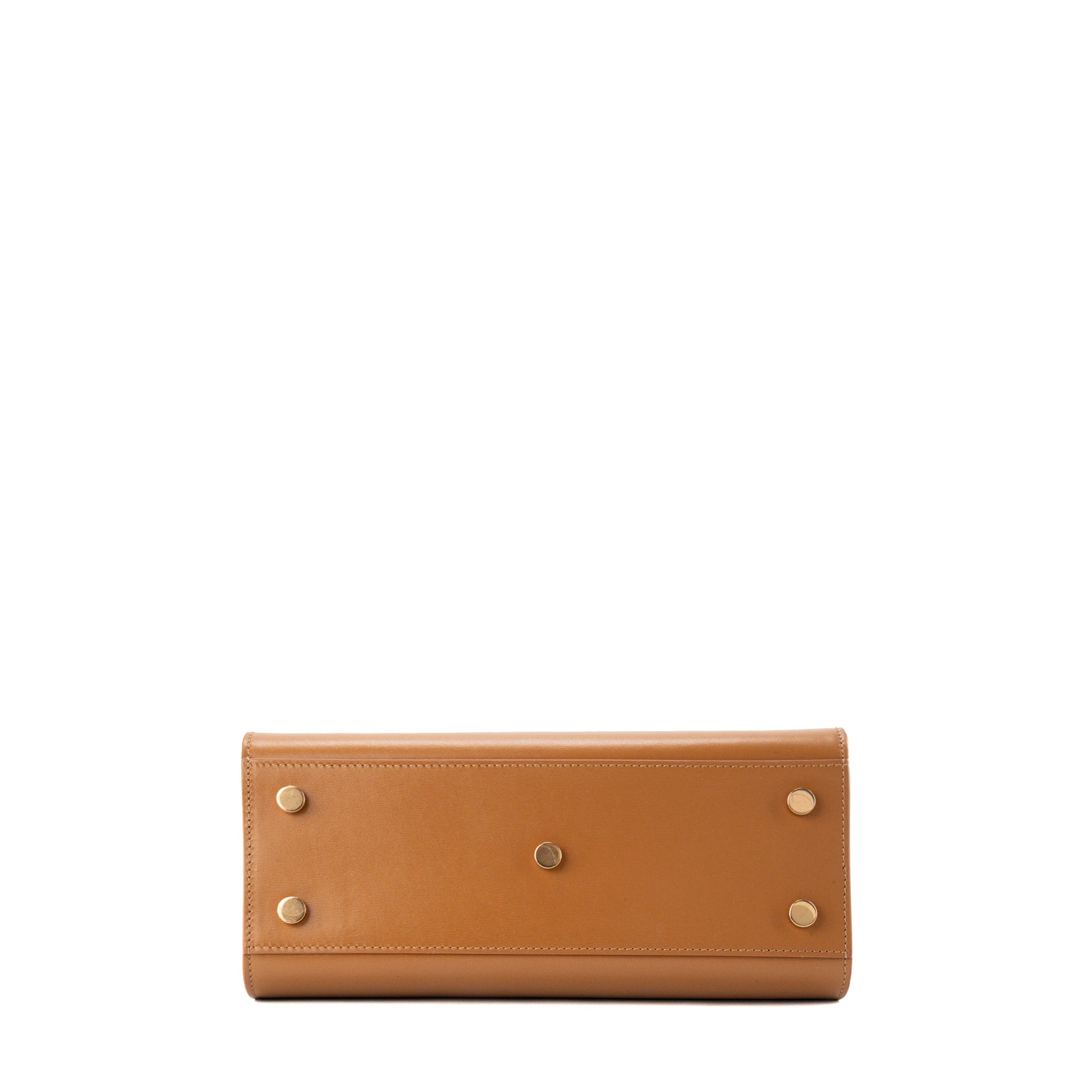 SAINT LAURENT - Sac de jour Baby Saint Laurent en cuir lisse marron