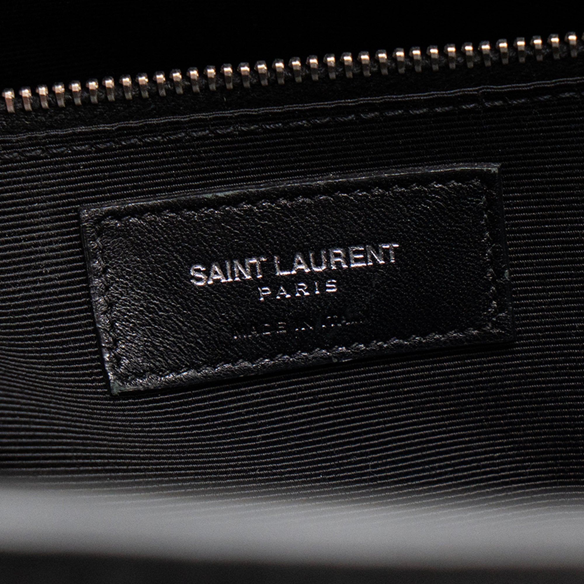 SAINT LAURENT - Sac de Jour Saint Laurent en cuir grainé noir