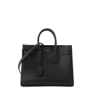 SAINT LAURENT - Sac de Jour Small Saint Laurent en cuir grainé noir