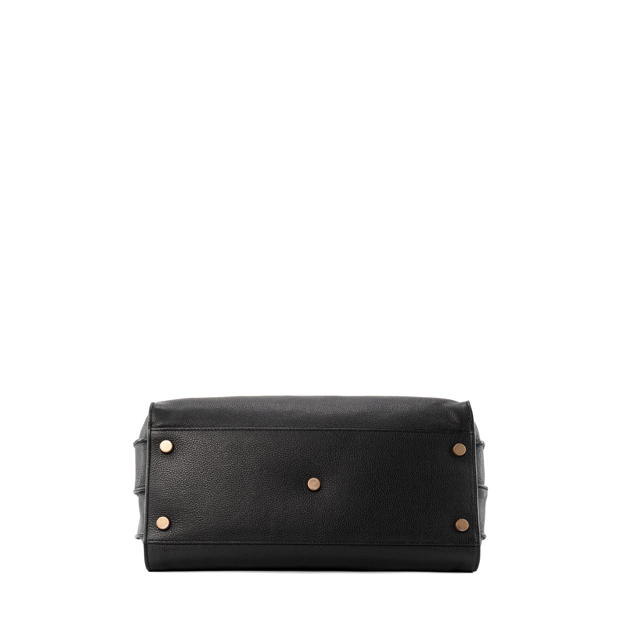 SAINT LAURENT - Sac de Jour Small Saint Laurent en cuir grainé noir