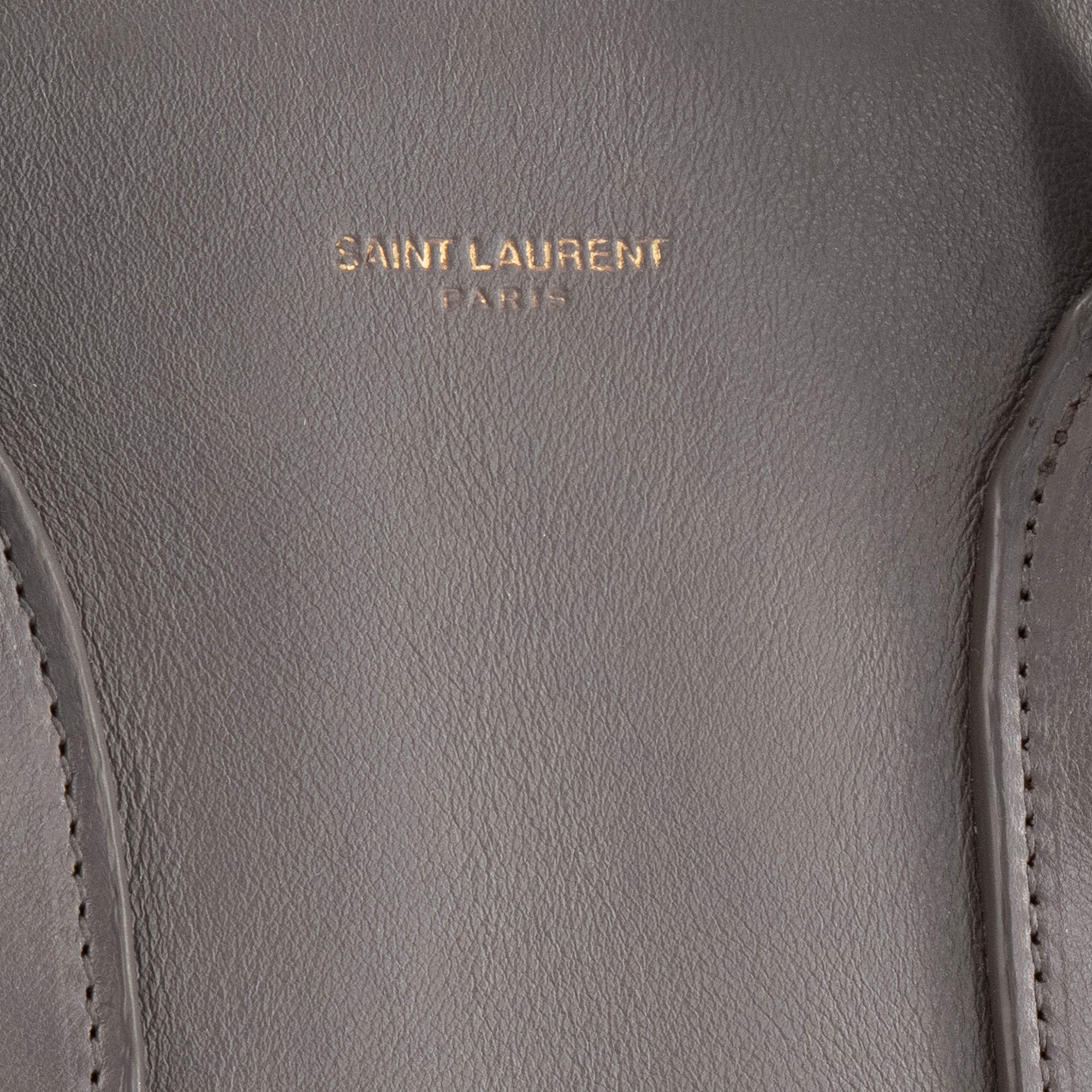 SAINT LAURENT - Sac de Jour Small Saint Laurent en cuir gris