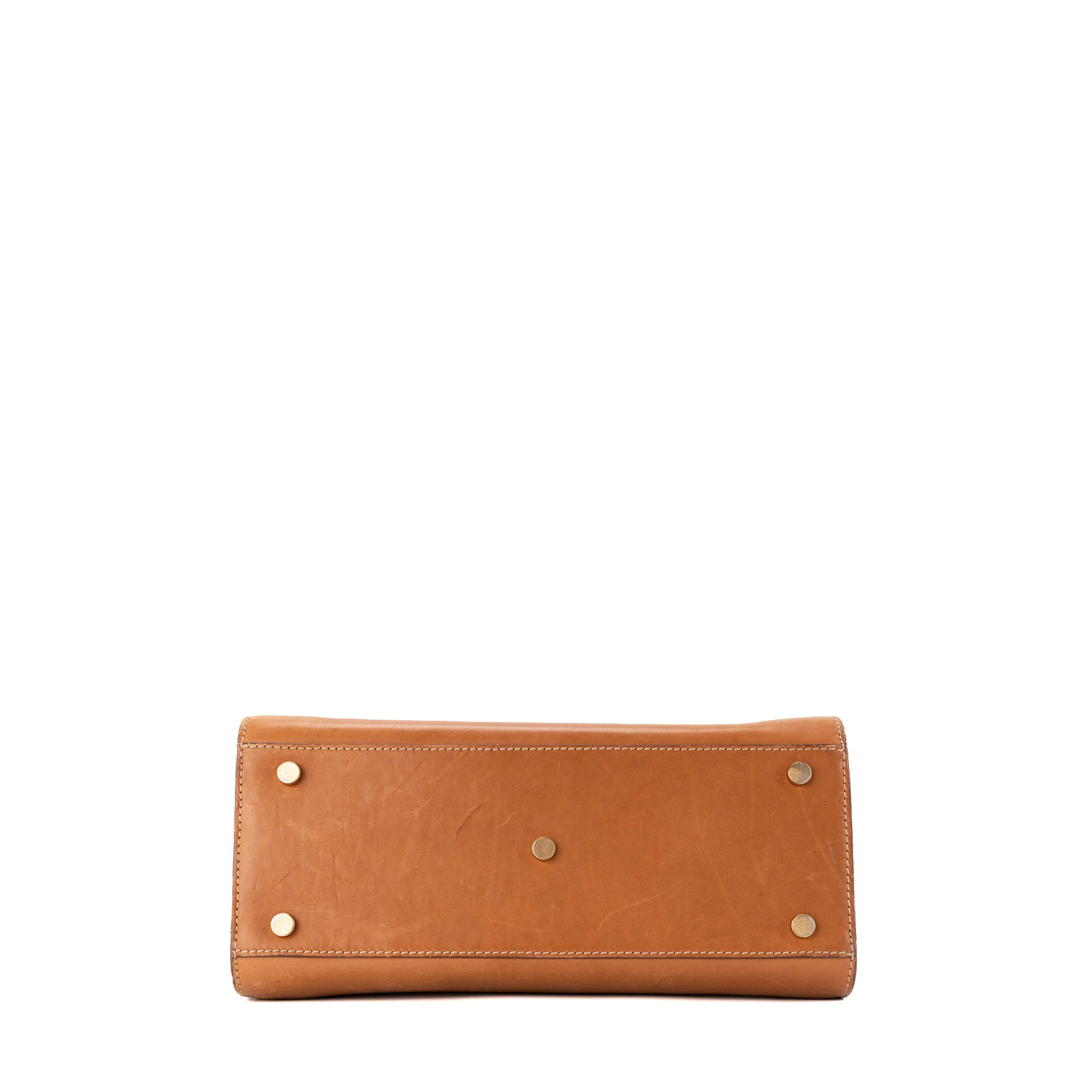 SAINT LAURENT - Sac de Jour Small Saint Laurent en cuir lisse marron