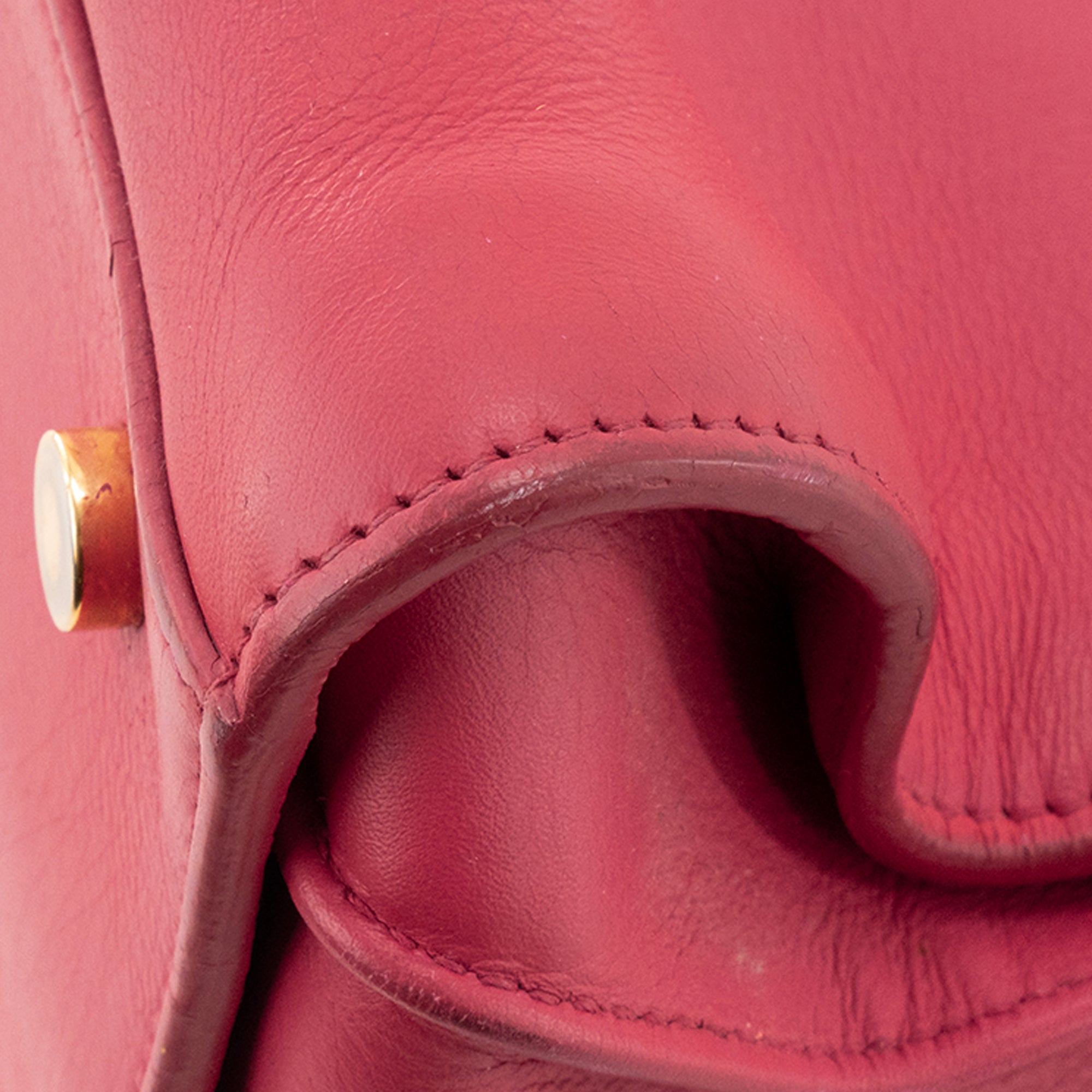 SAINT LAURENT - Sac de Jour Small Saint Laurent en cuir lisse rose