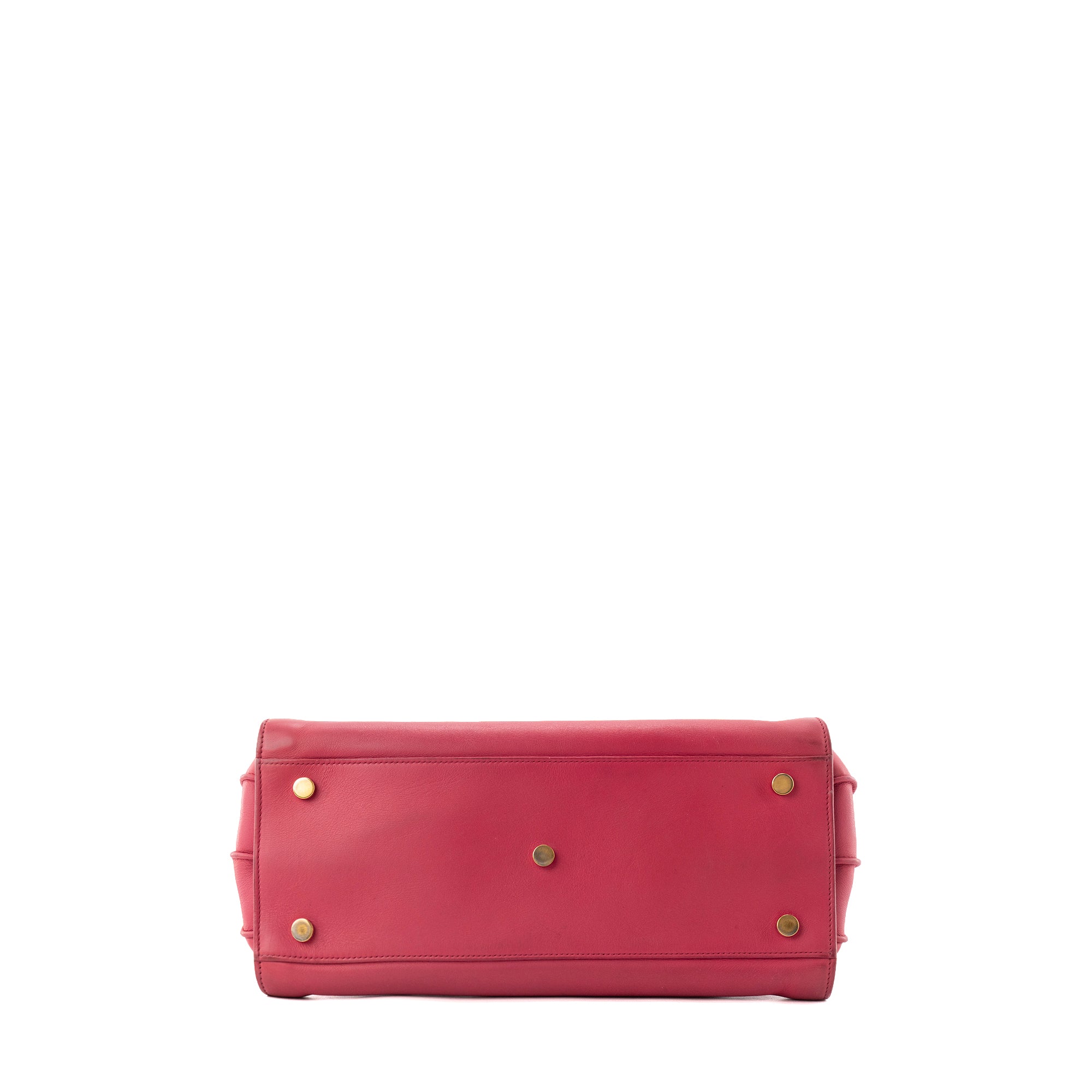 SAINT LAURENT - Sac de Jour Small Saint Laurent en cuir lisse rose