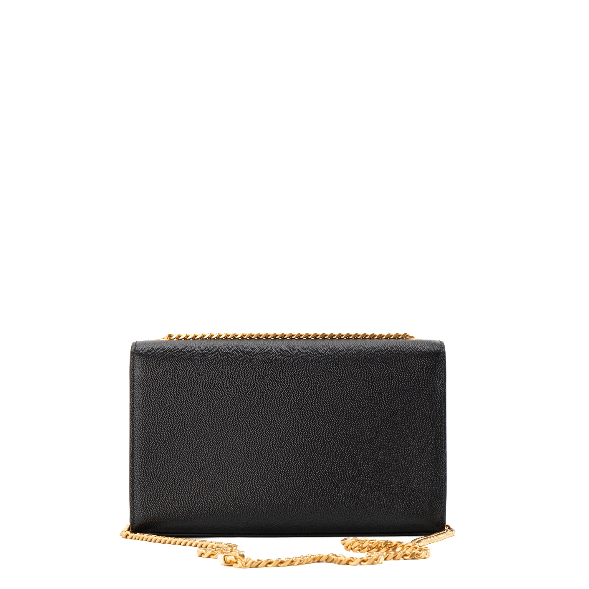 SAINT LAURENT - Sac à bandoulière Kate Saint Laurent en cuir grainé noir