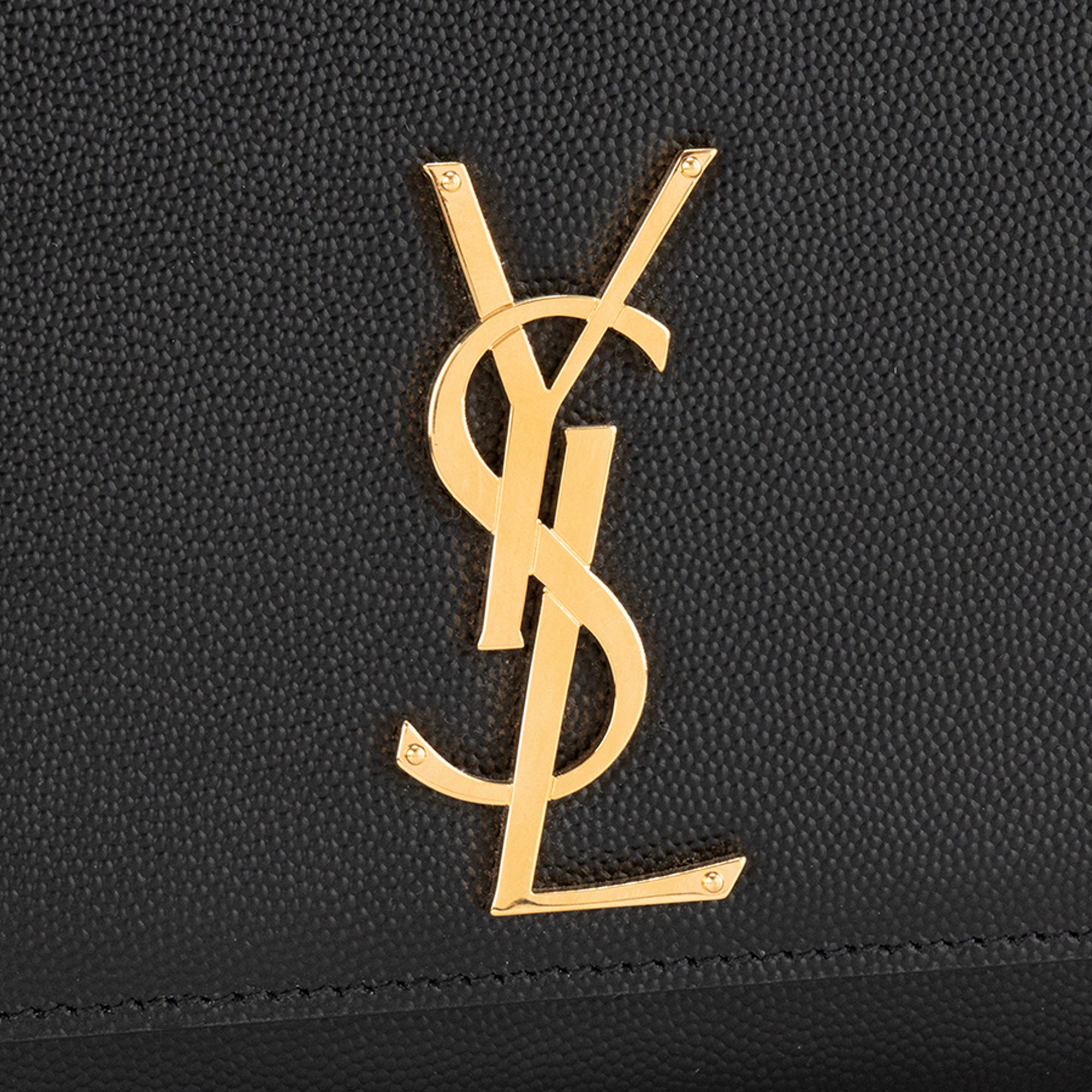SAINT LAURENT - Sac à bandoulière Kate Saint Laurent en cuir grainé noir